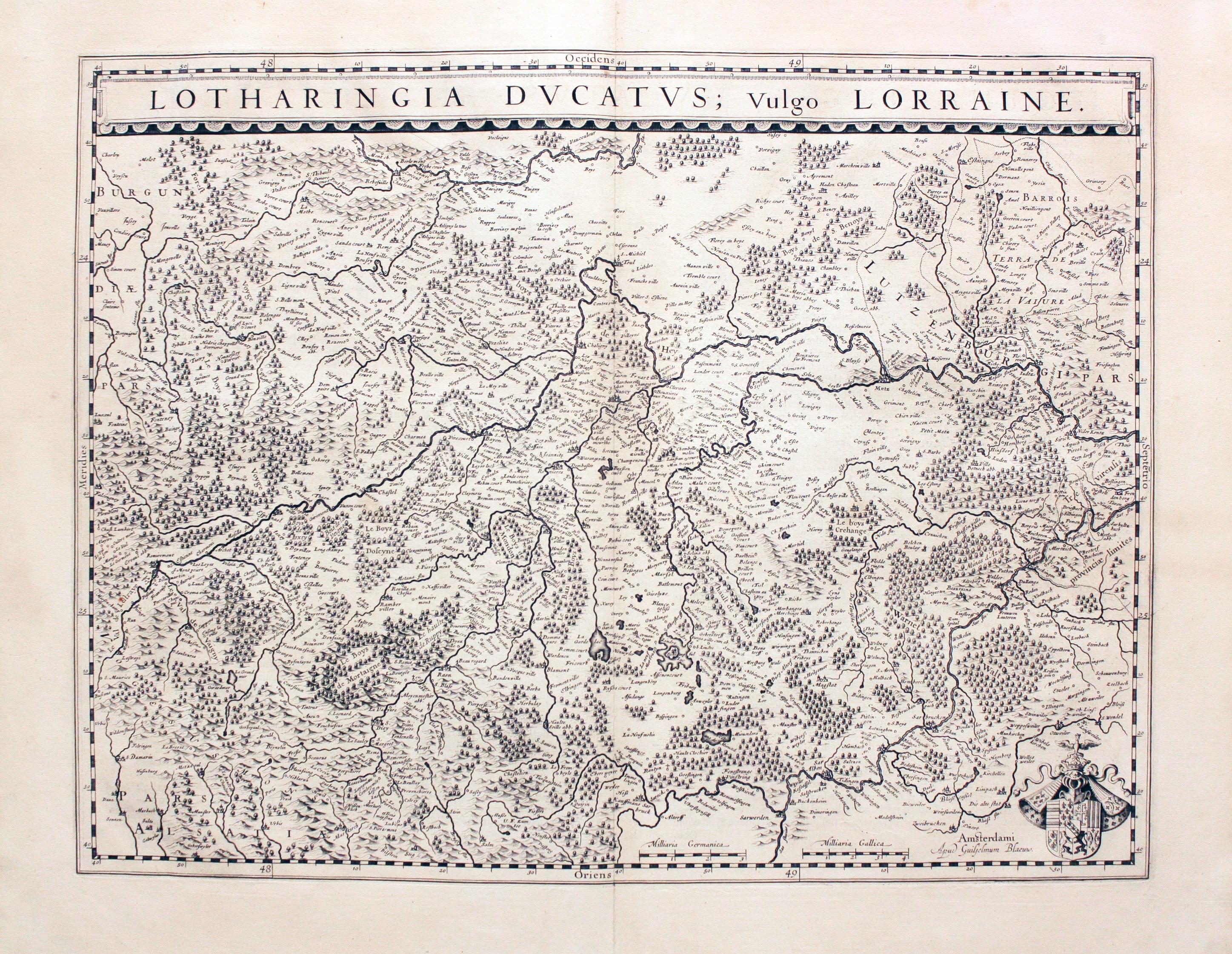 Lorraine, W. J. Blaeu, c.1647