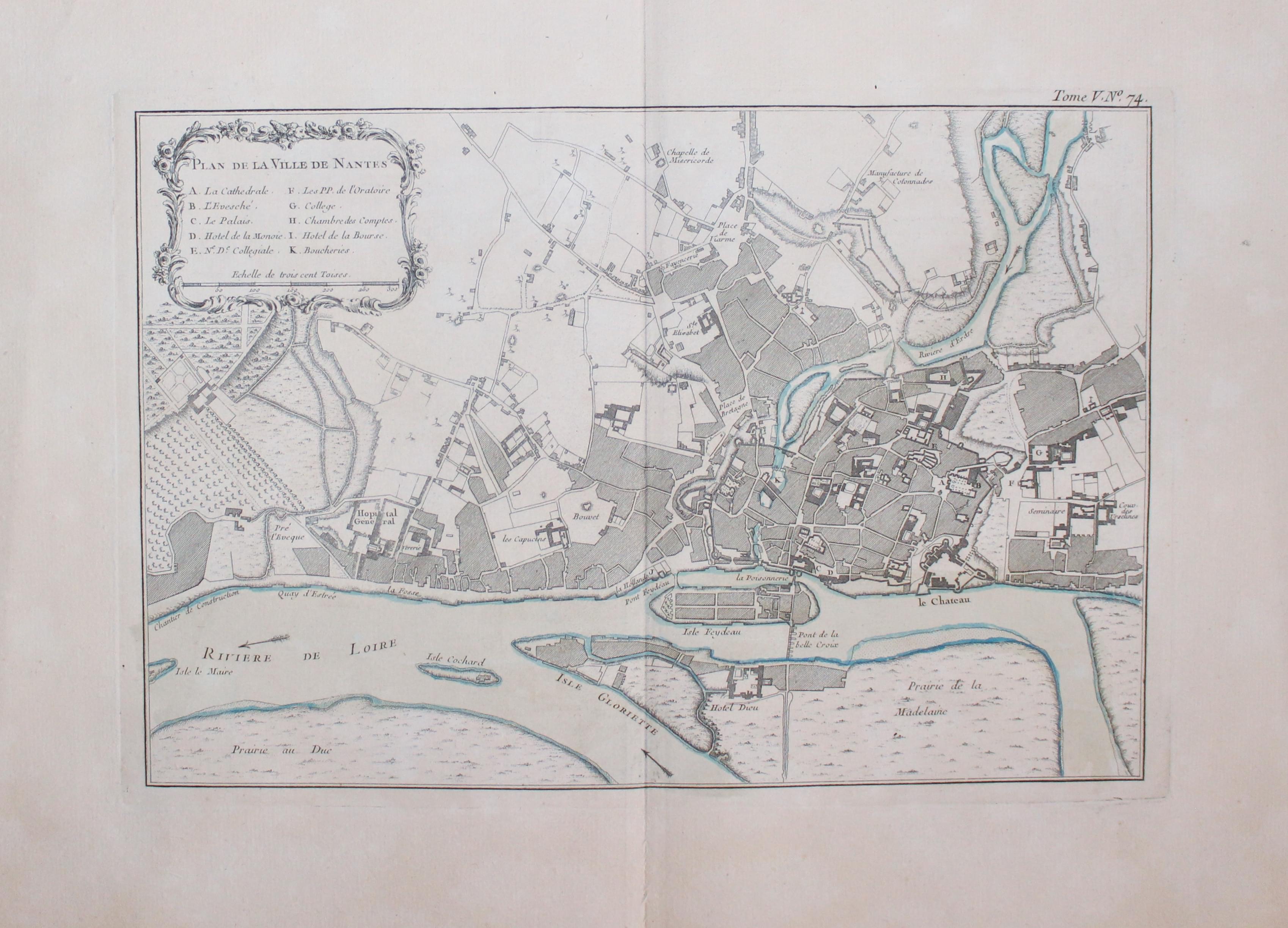 Nantes, J. N. Bellin 1764  Nantes, J. N. Bellin 1764