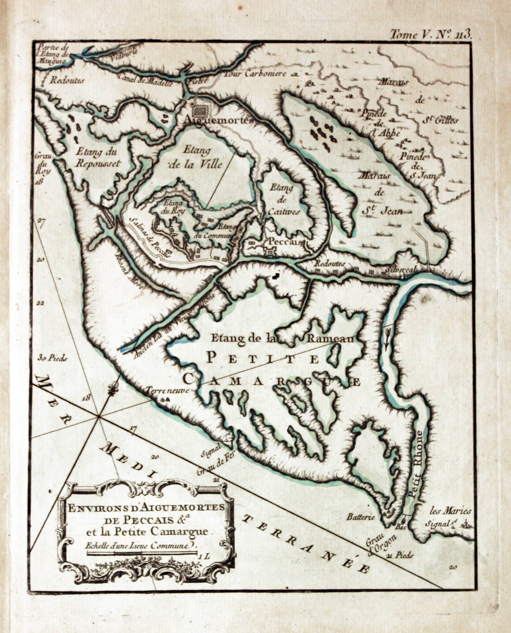 Camargue, Jacques Nicolas Bellin, 1764