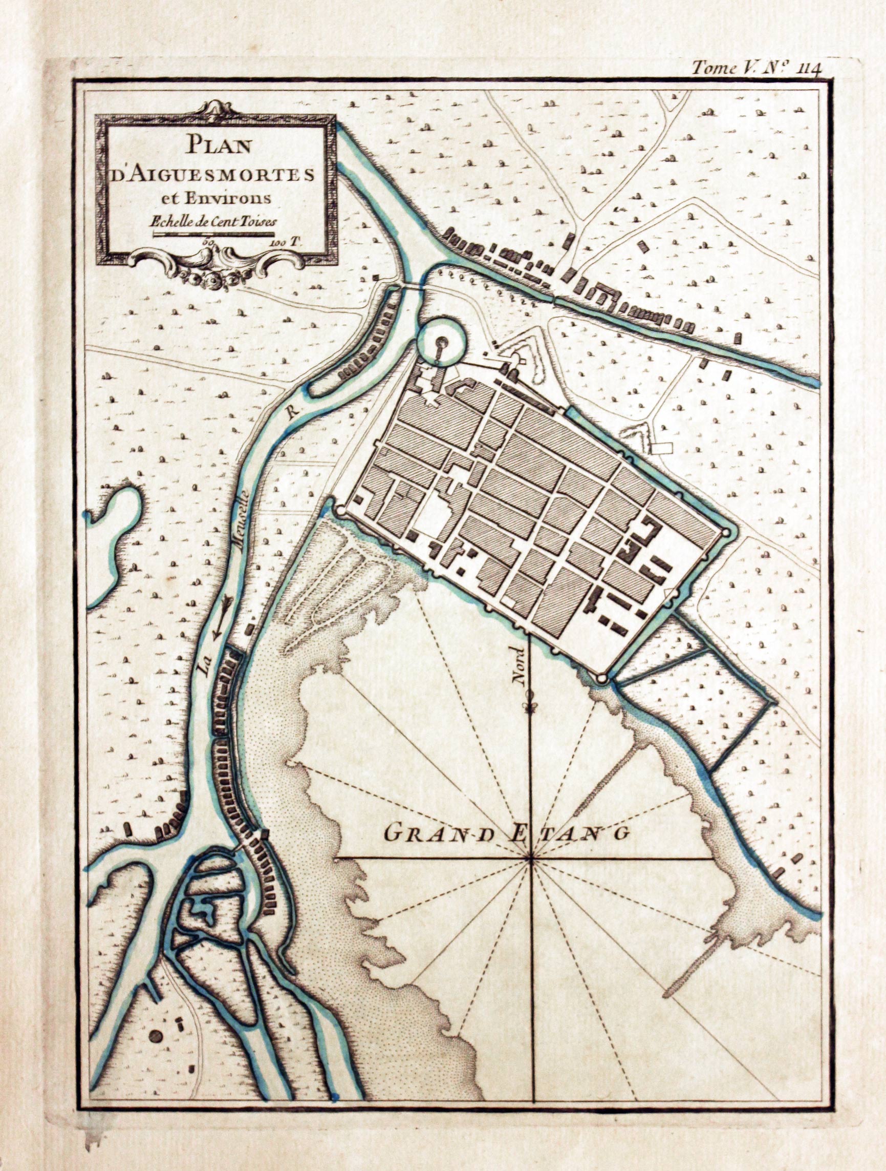 Aigues-Mortes, Jacques Nicolas Bellin, 1764