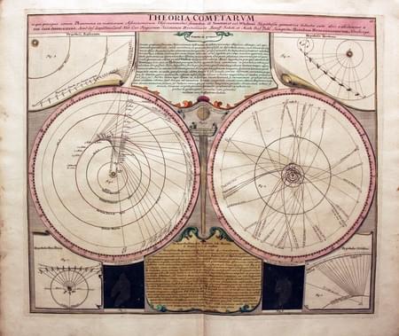 Celestial Chart, Johann Gabriel Doppelmayer, 1742