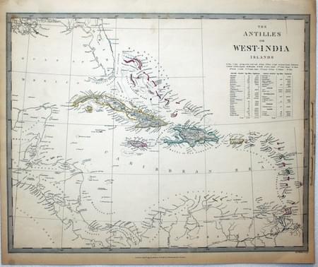 West India Islands and Caribbean Sea SDUK