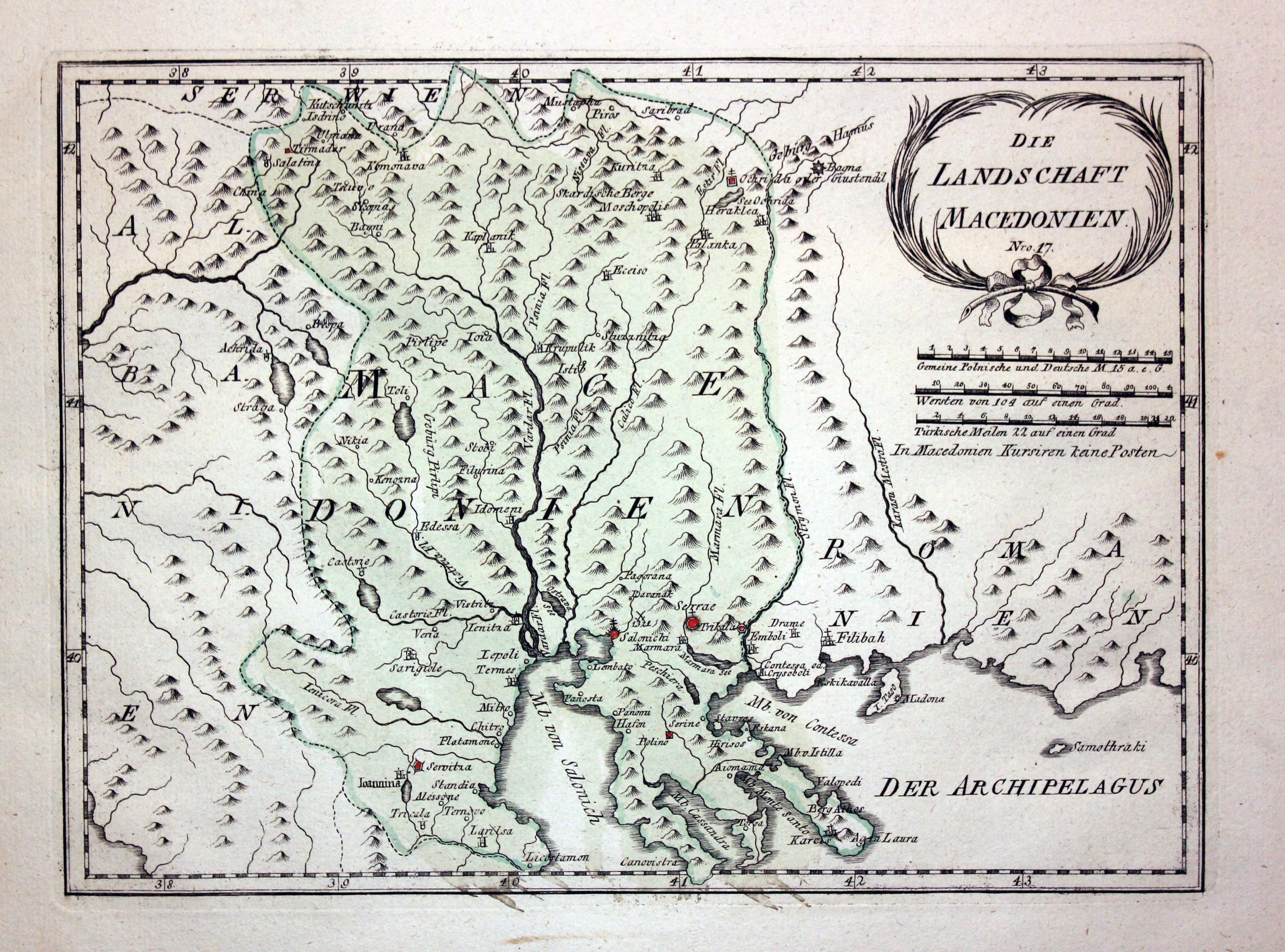 Macedonia F J J von Reilly 1789  Macedonia F J J von Reilly 1789
