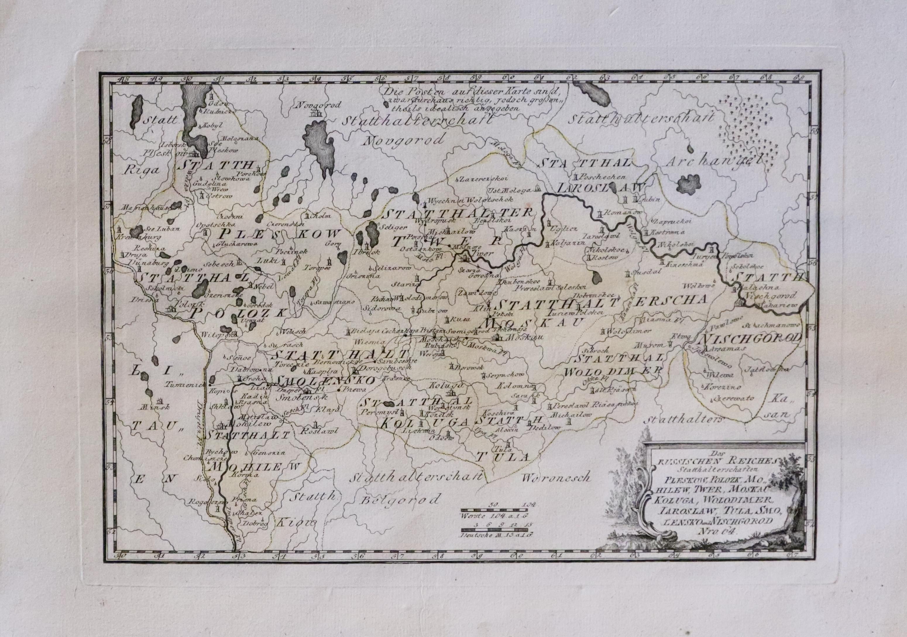Southern Russia with Moscow, Franz Johann Joseph von Reilly 1789