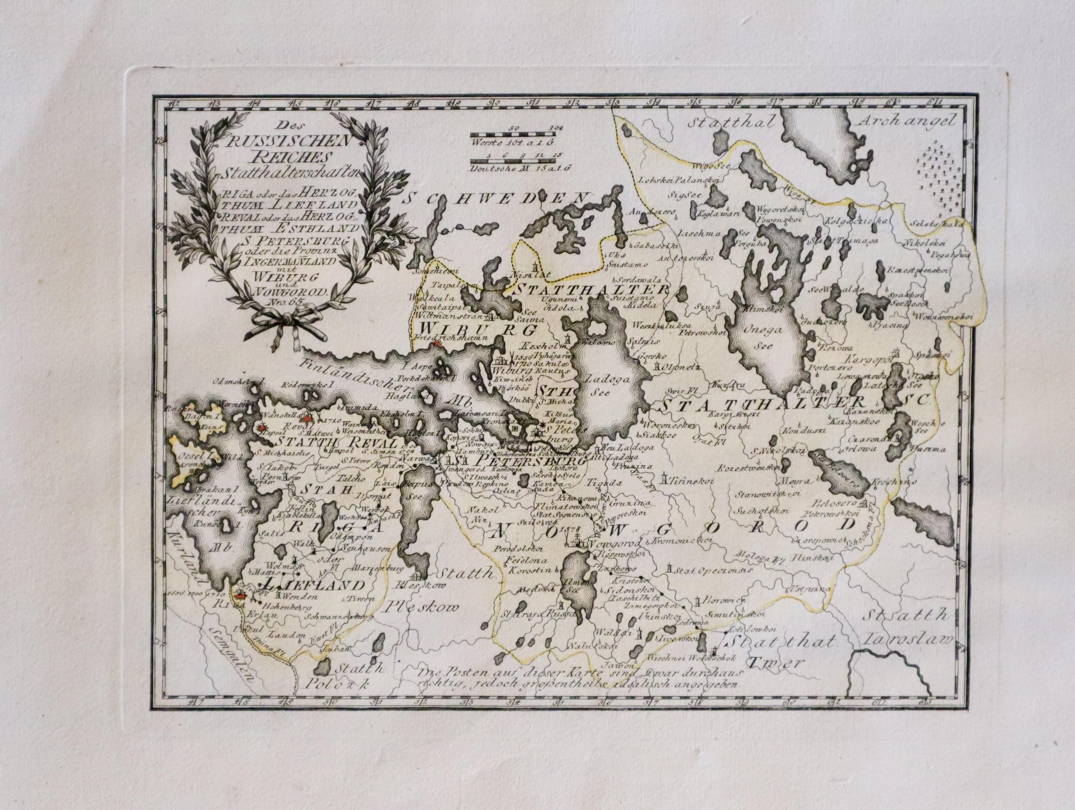 Estonia & St. Petersburg, Franz Johann Joseph von Reilly, 1789