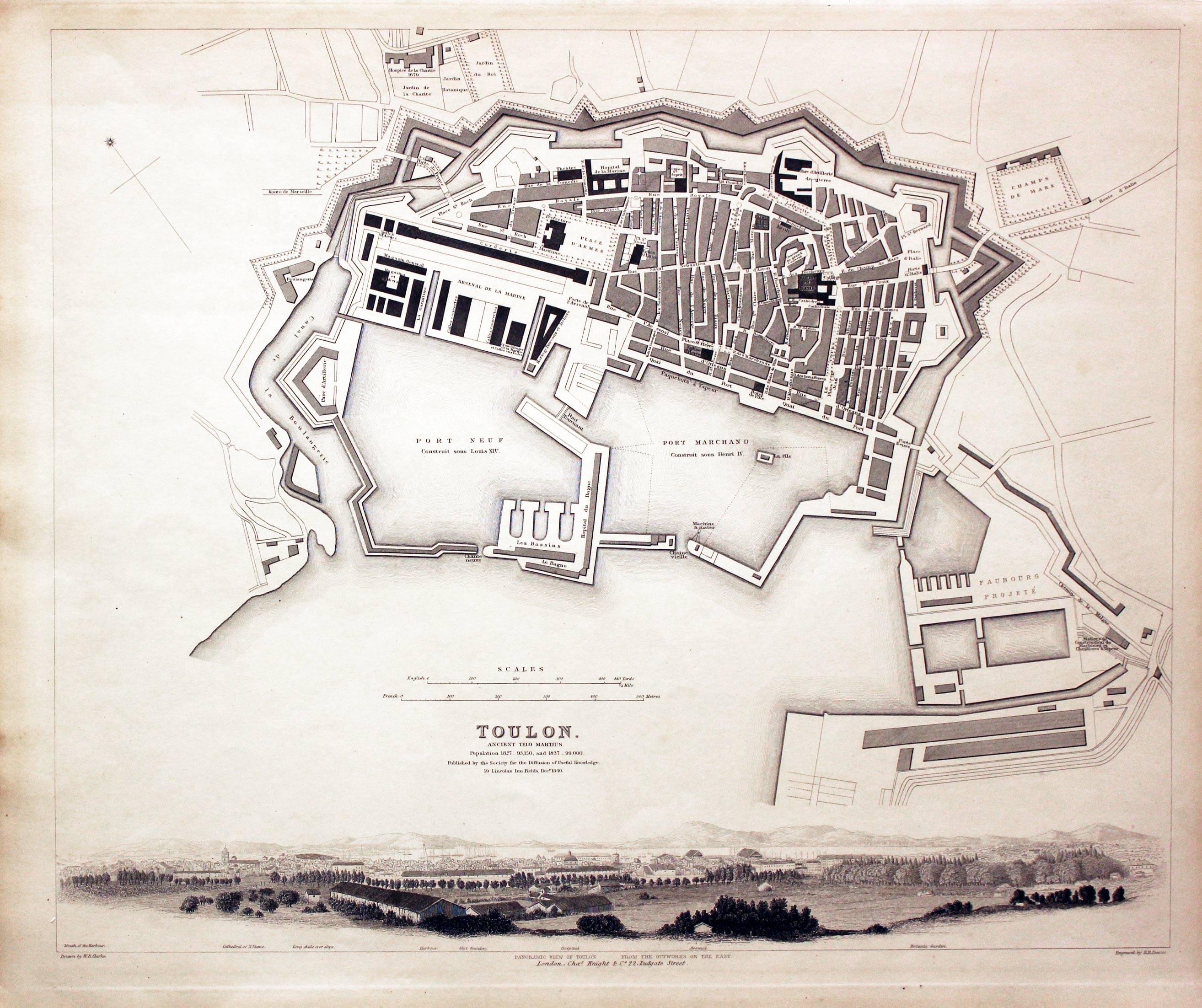 Toulon, SDUK c.1840