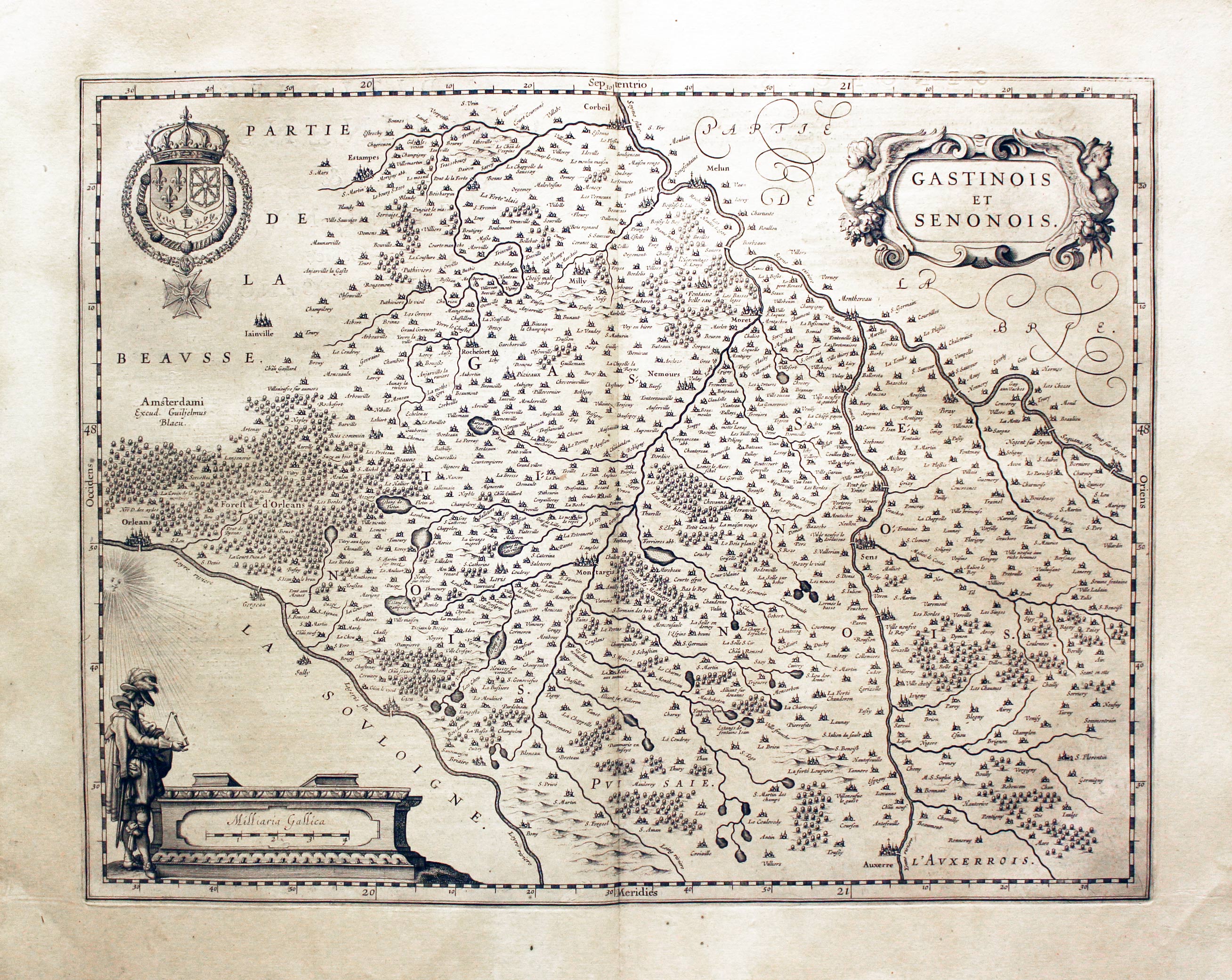 Part of Orleanis, Willem J. Blaeu, c.1640