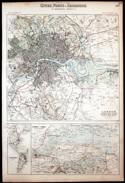 London, Thames, Medeay & Portland Archibald Fullarton 1862