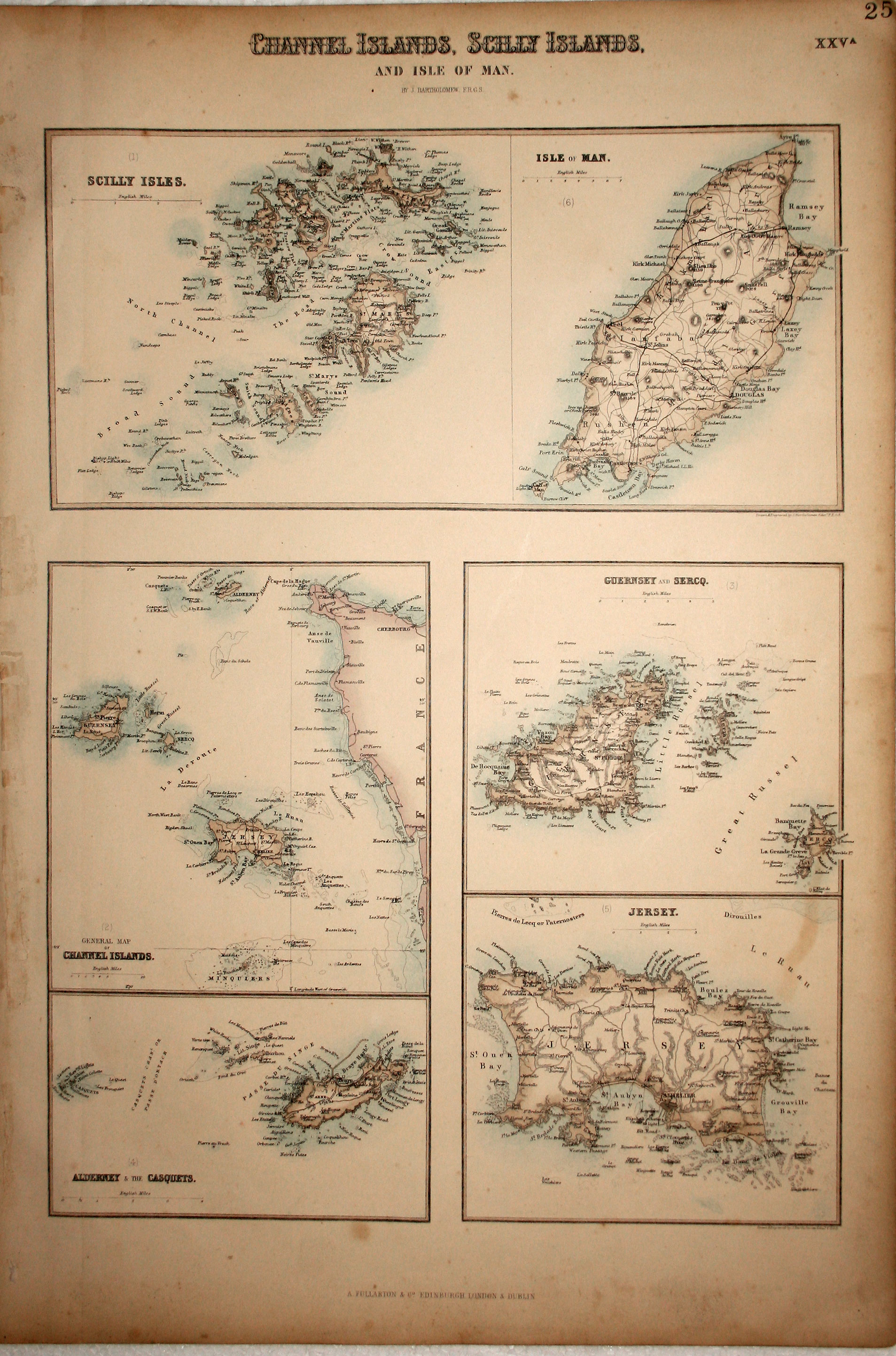 Channel Isles and Isle of Man, Archibald Fullarton, c.1862  Channel Isles and Isle of Man, Archibald Fullarton, c.1862