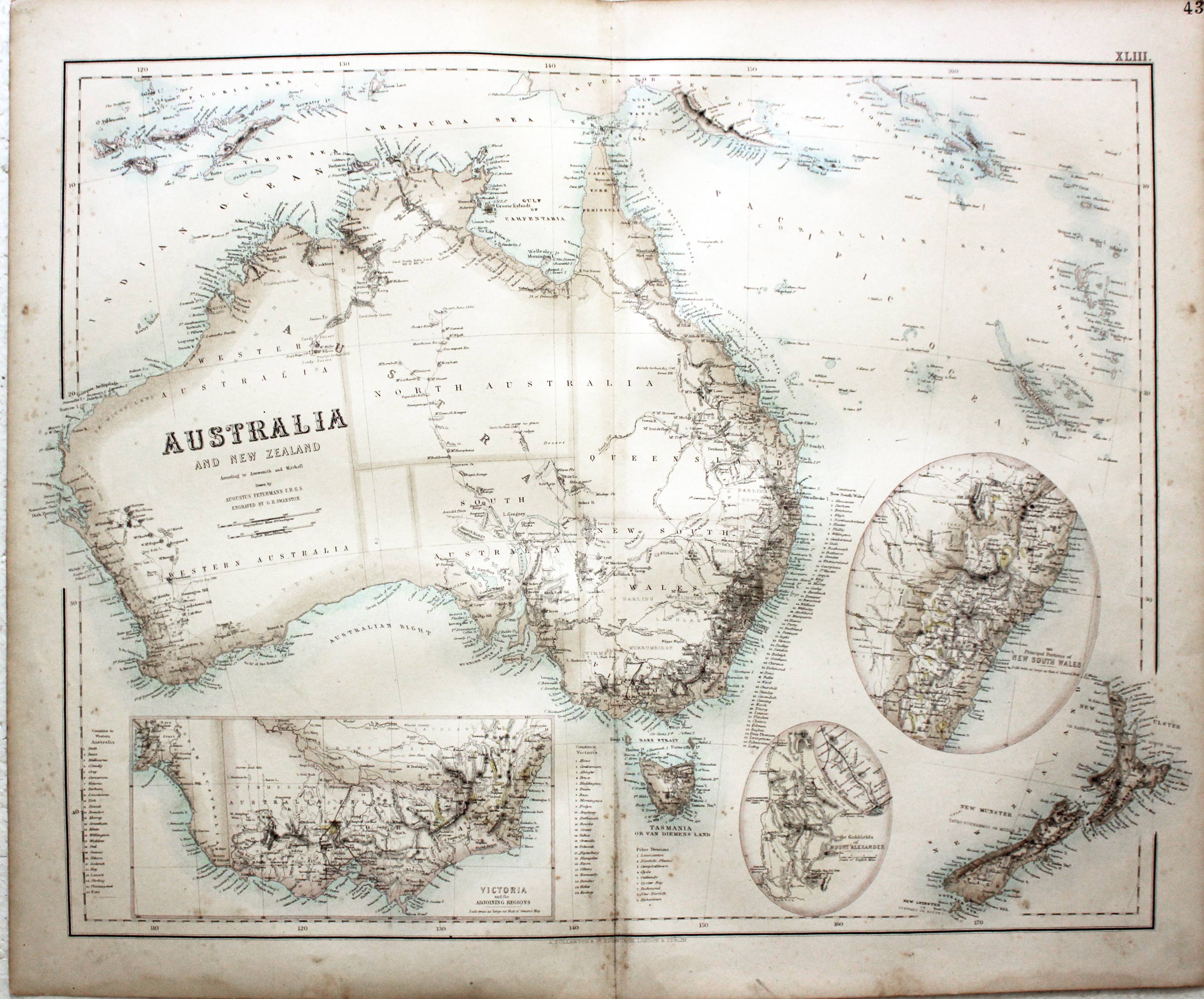 Australia and New Zealand, Archibald Fullarton, c.1872