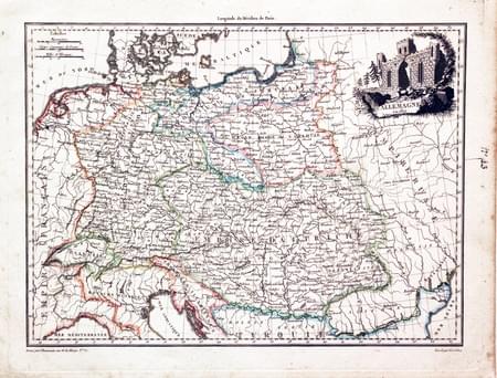 Germany, Conrad Malte-Brun, 1812