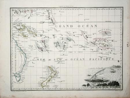 New Zealand and South Pacific, Conrad Malte-Brun, 1812