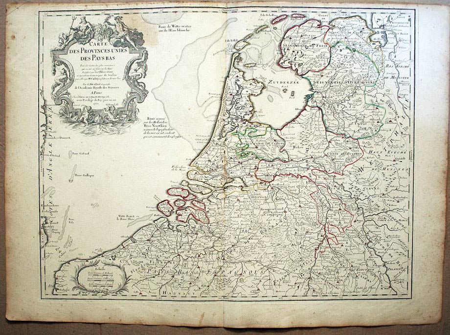 Netherlands, Guillaume de L'Isle c.1726  Netherlands, Guillaume de L'Isle c.1726