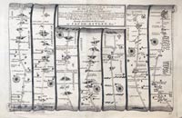 Plate 46 The Road from Puckeridge to Norwich by Thomas Gardner, 1719