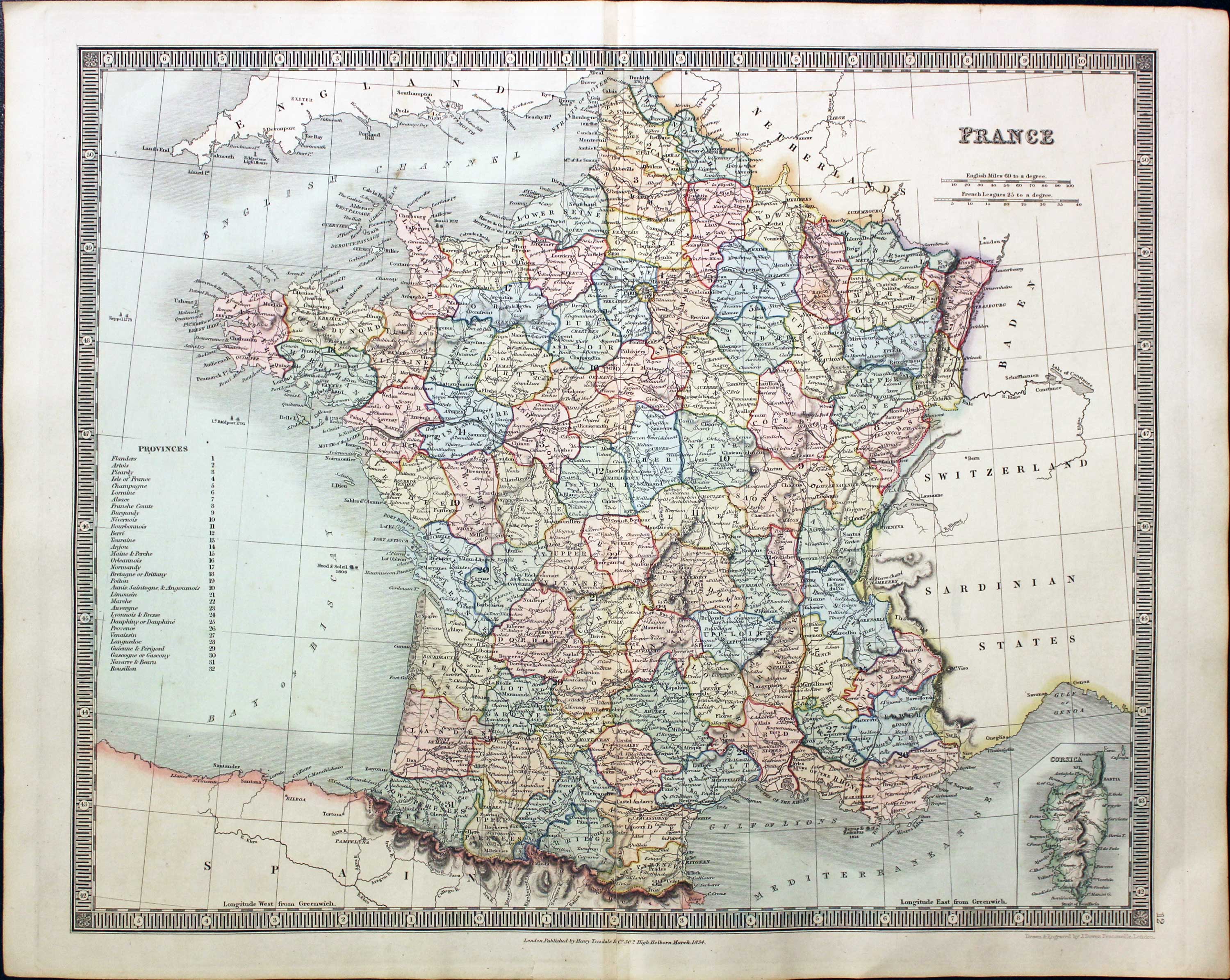 France, John Dower, 1834  France, John Dower, 1834