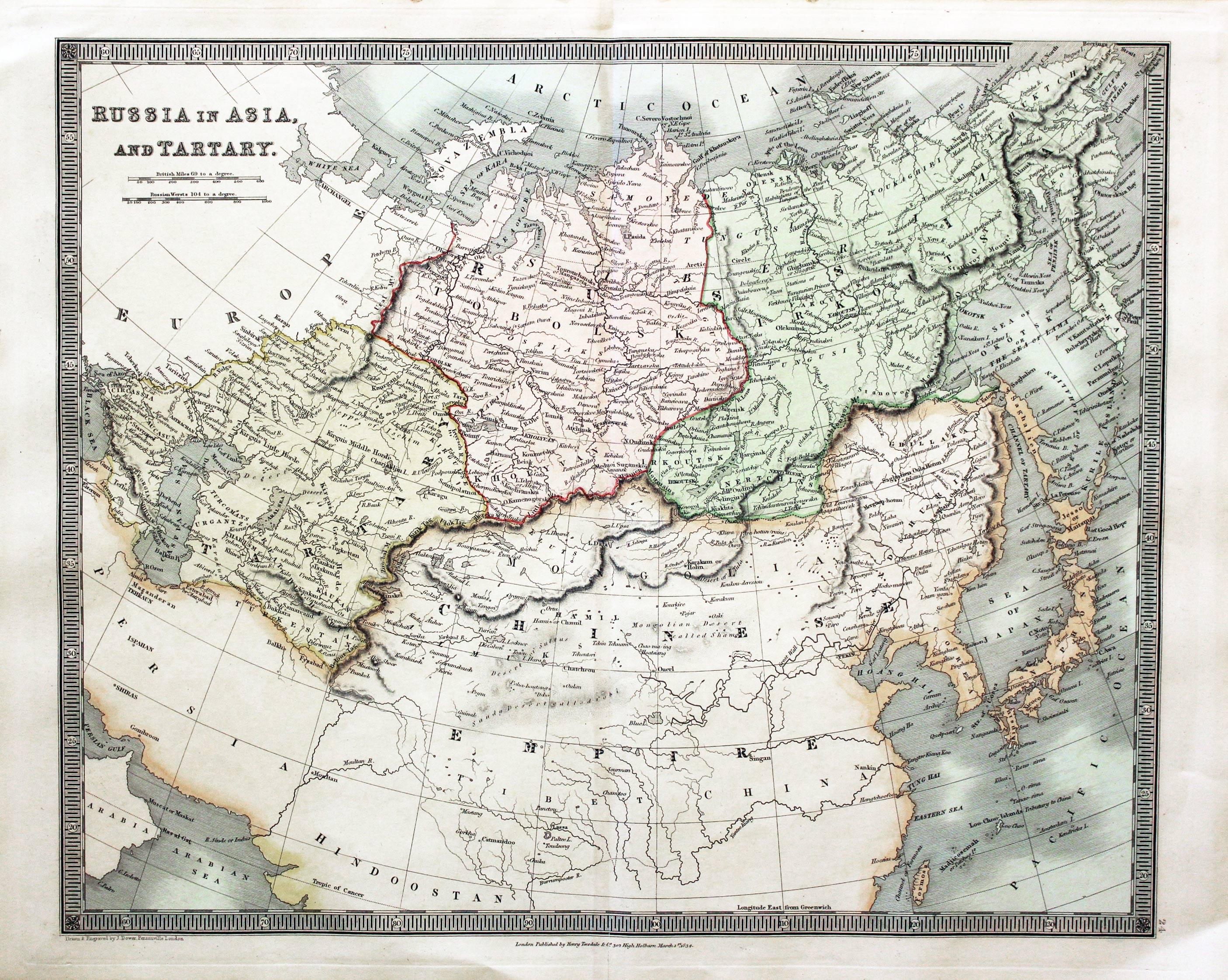 Russia in Asia, John Dower, 1834