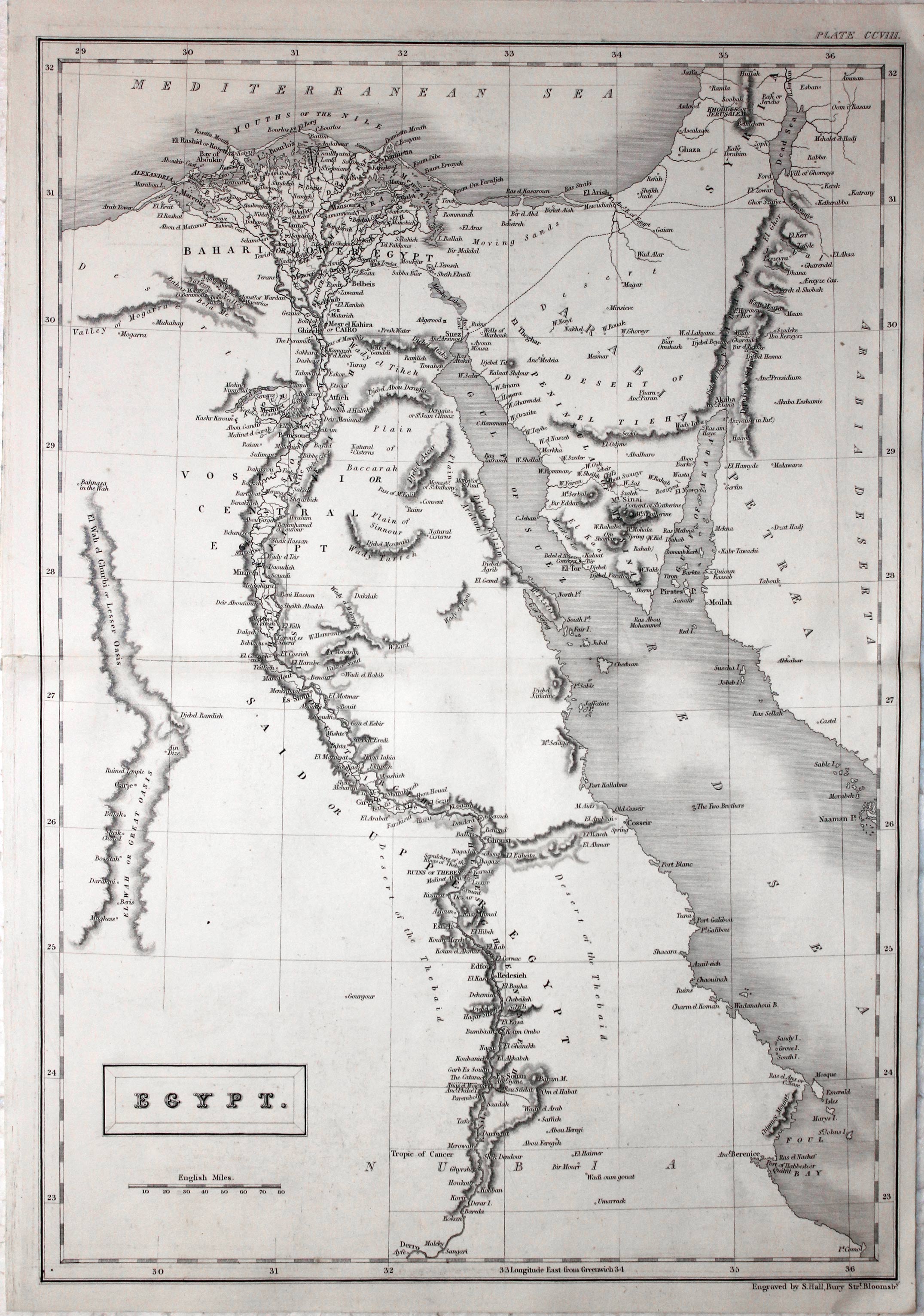 Egypt, Sidney Hall, 1842  Egypt, Sidney Hall, 1842