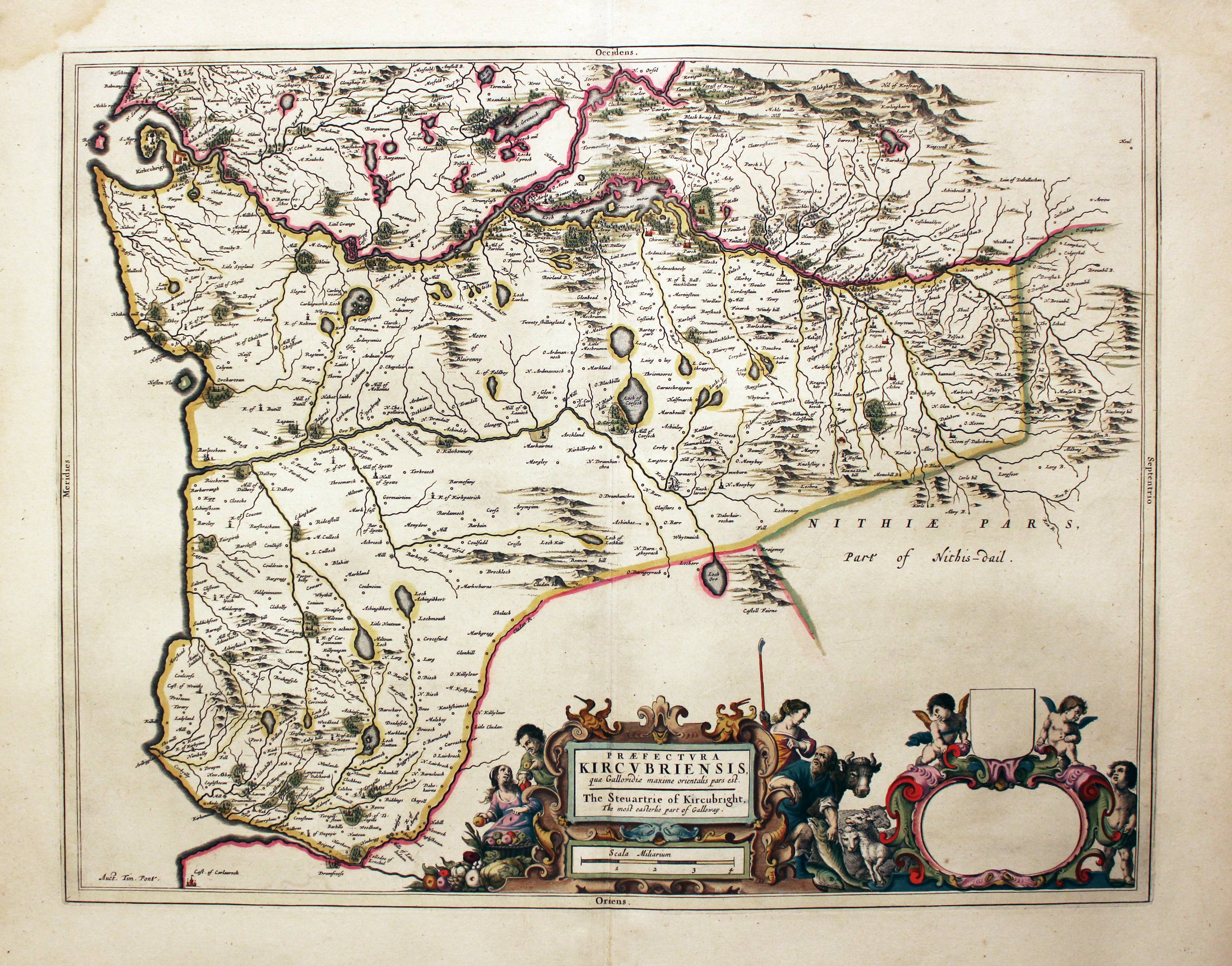 Kircudbrightshire, Joan Blaeu, 1659