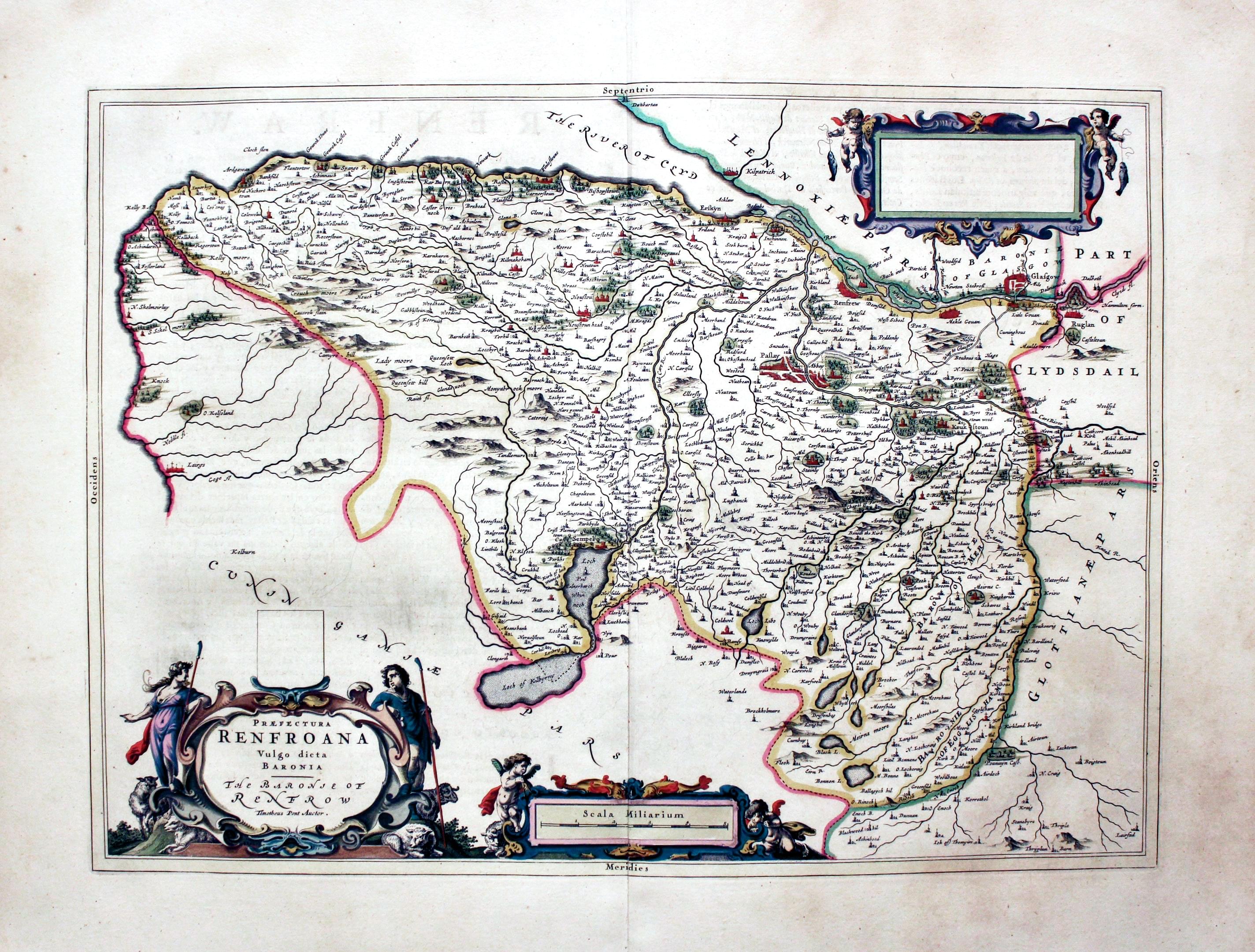 Renfrewshire, Joan Blaeu, 1659