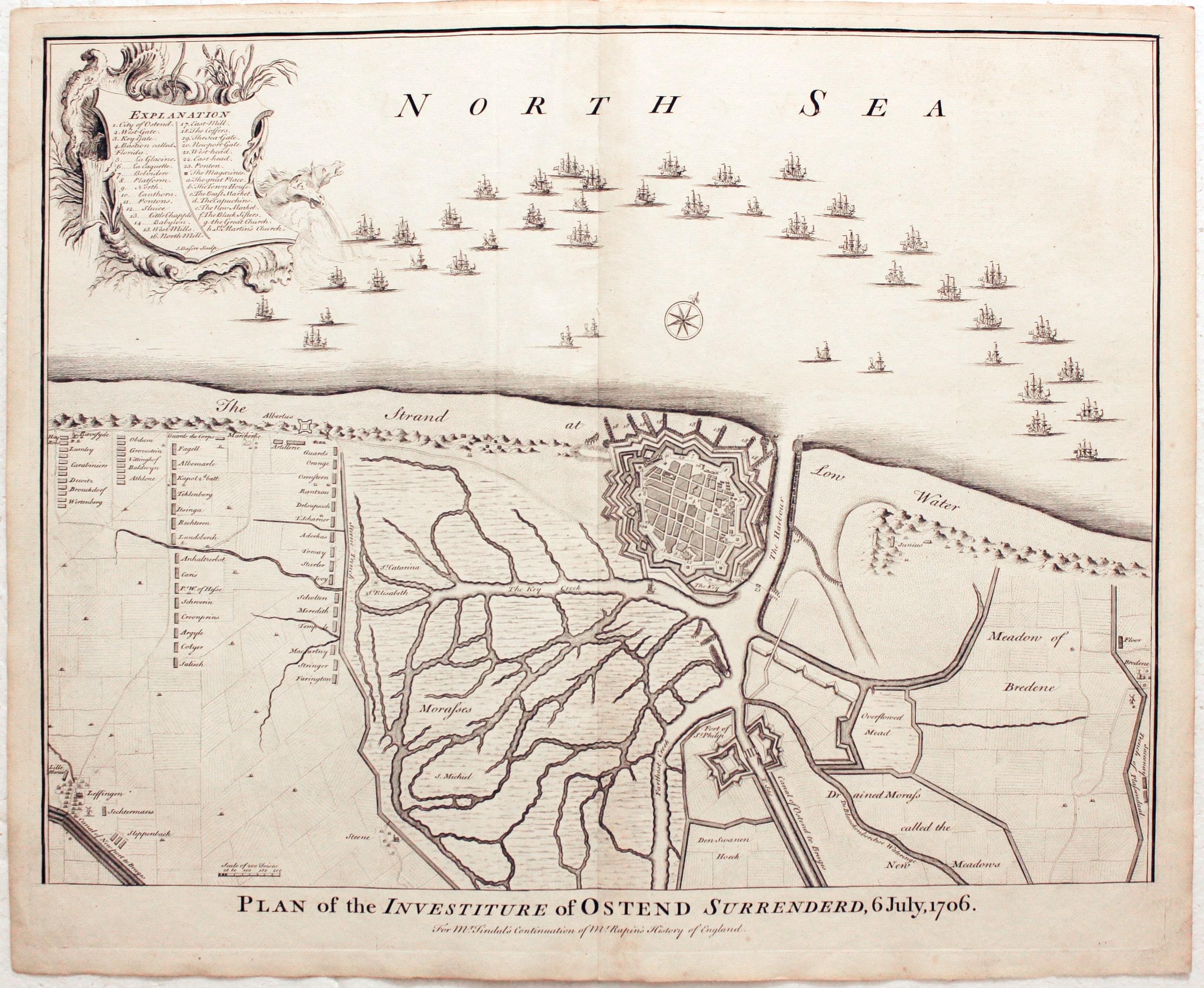 Ostend, Paul de Rapin-Thoyras, c.1745  Ostend, Paul de Rapin-Thoyras, c.1745