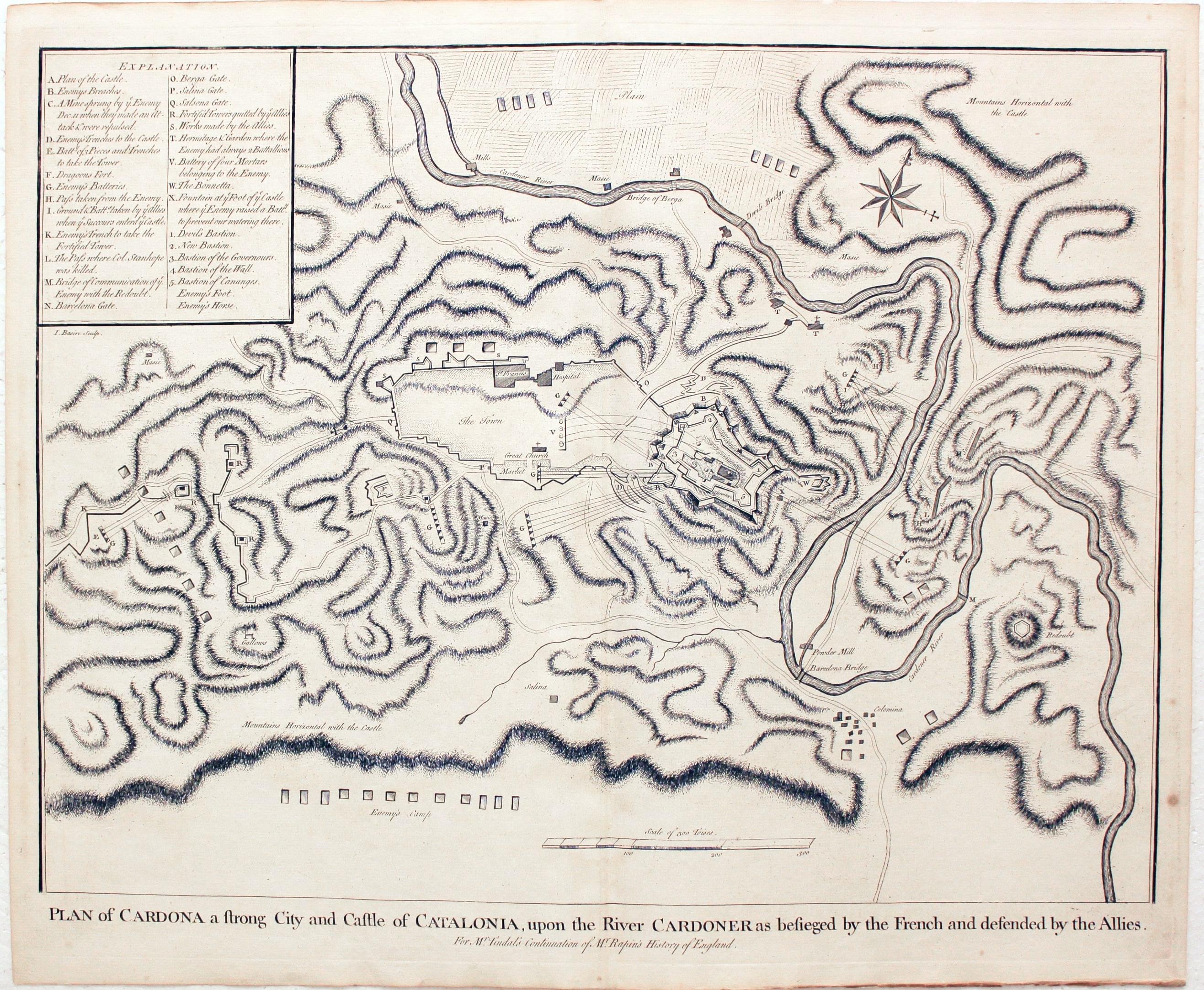 Cardona, Paul de Rapin-Thoyras, c.1745  Cardona, Paul de Rapin-Thoyras, c.1745