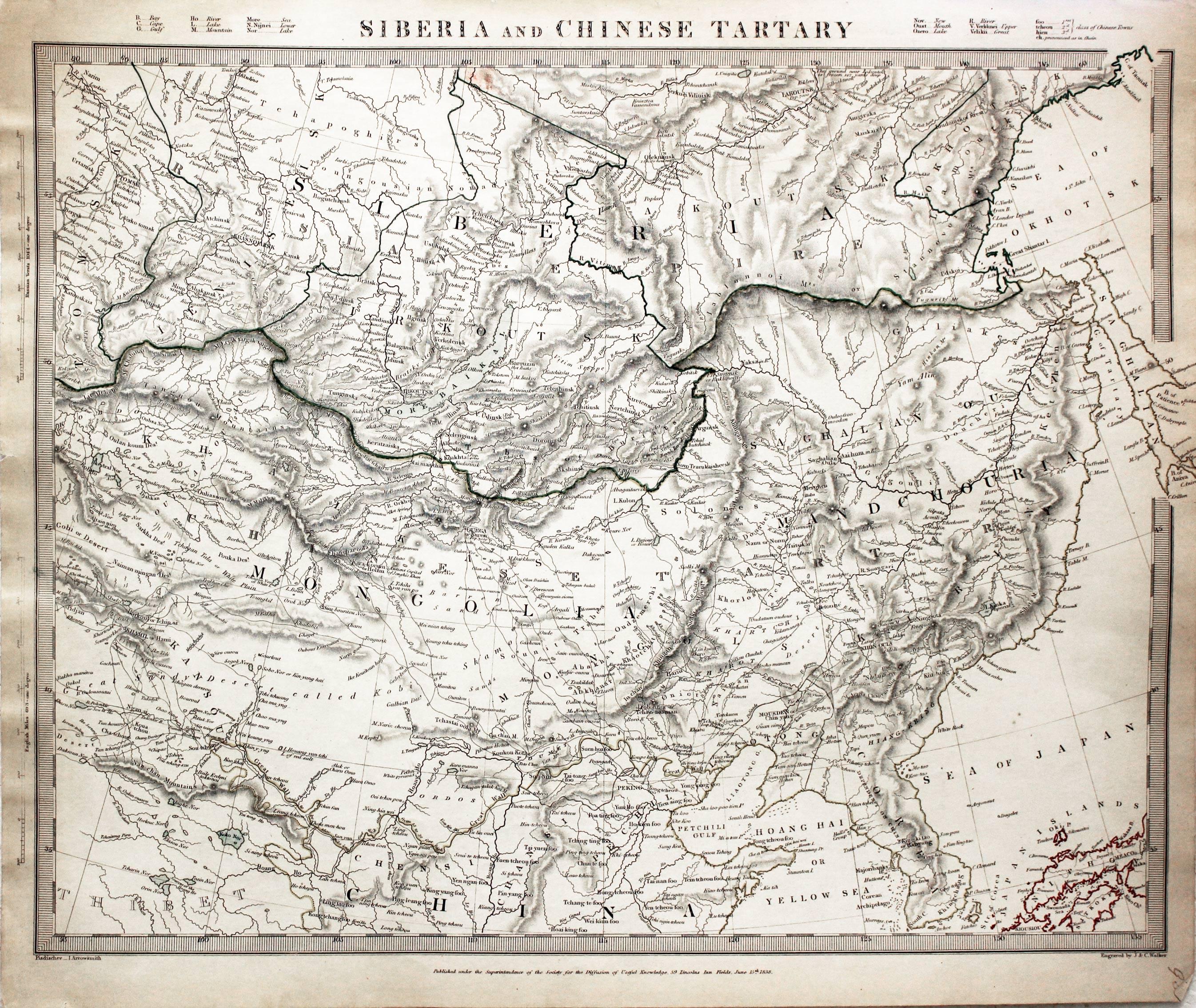 Siberia and Chinese Tartary  SDUK