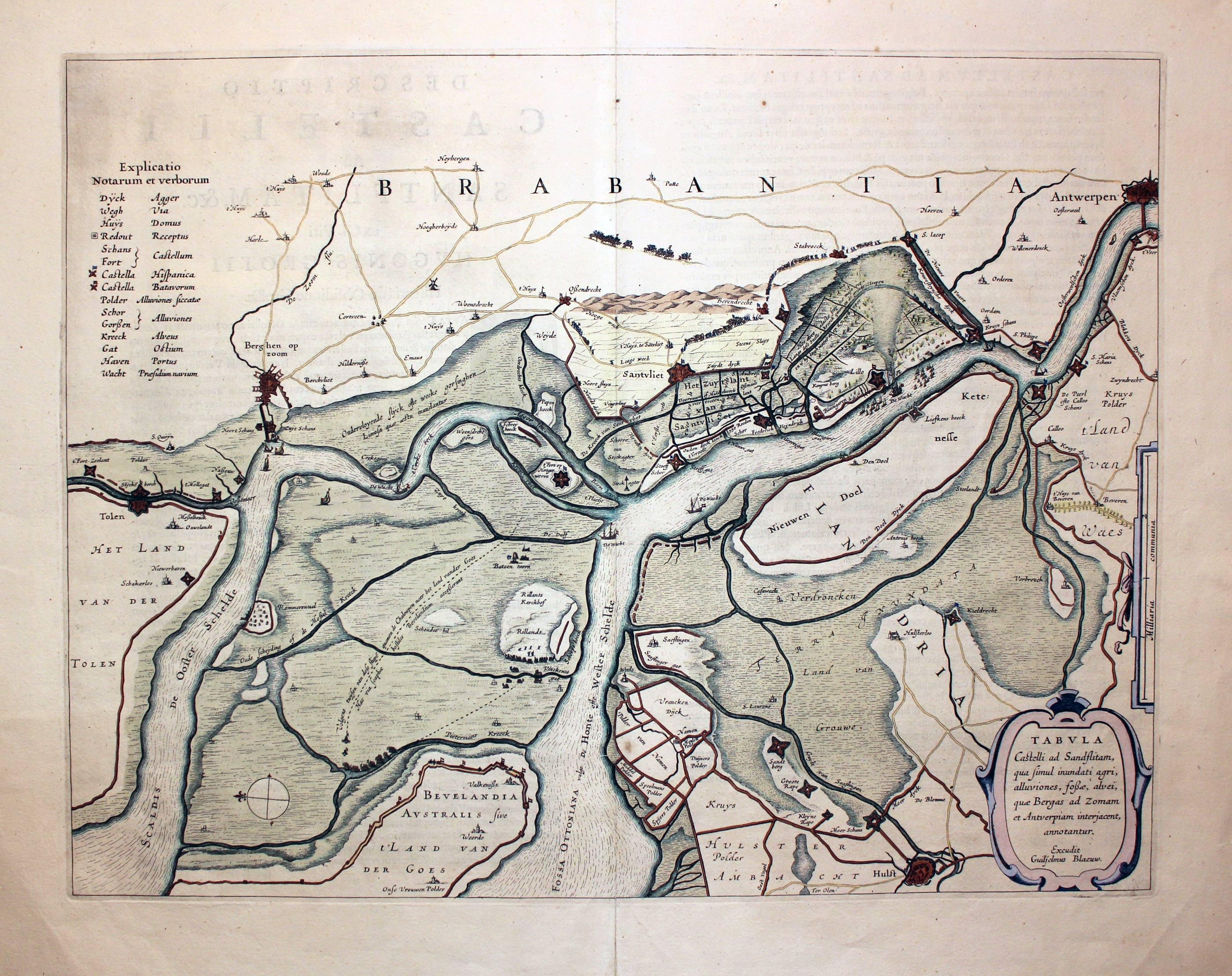 Antwerp, W. J. Blaeu, c.1650  Antwerp, W. J. Blaeu, c.1650