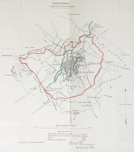 Leicester, Lt. Robert Kearsley Dawson, 1832