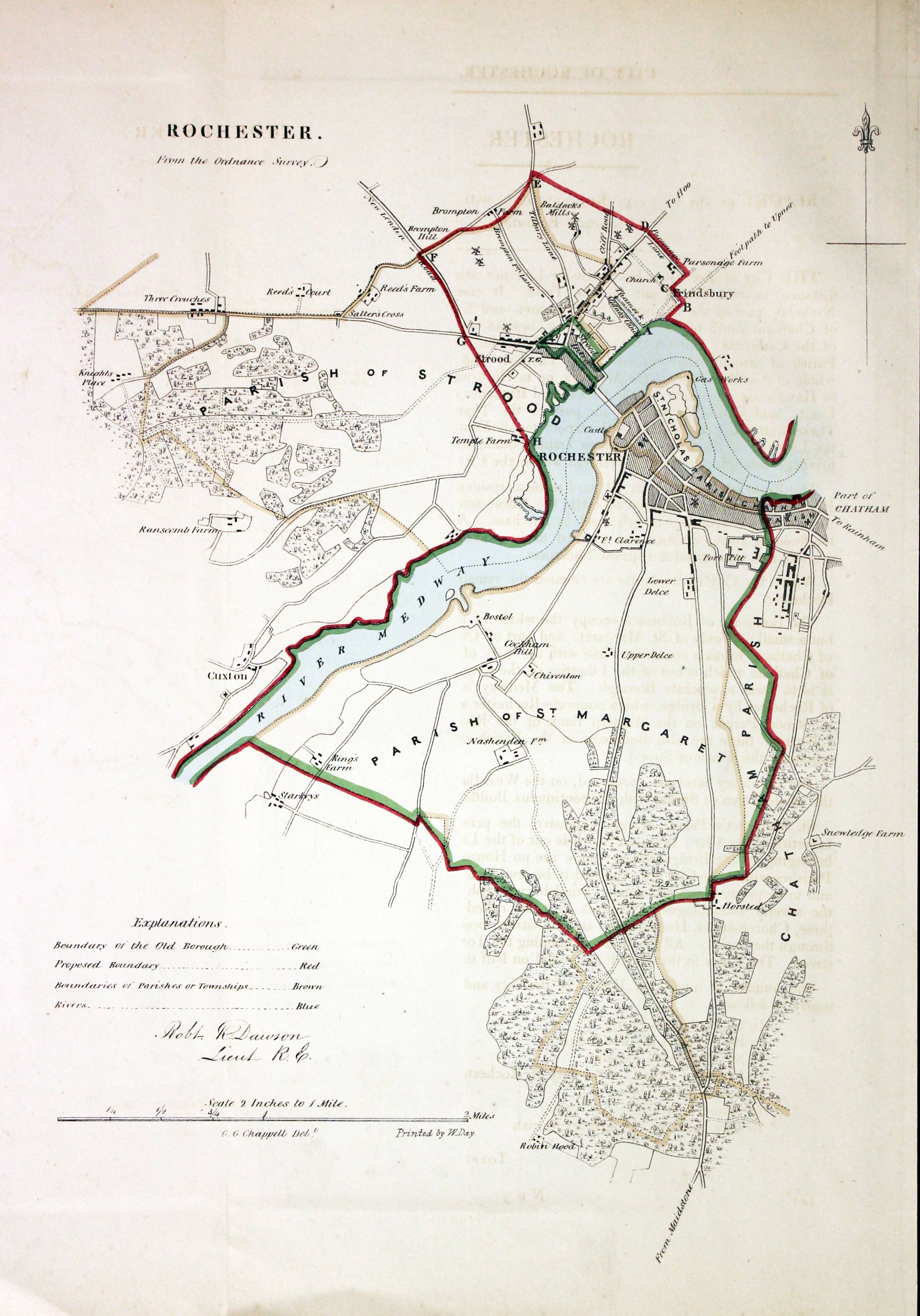 Rochester, Kent, Lt. Robrt Kearsley Dawson, 1832