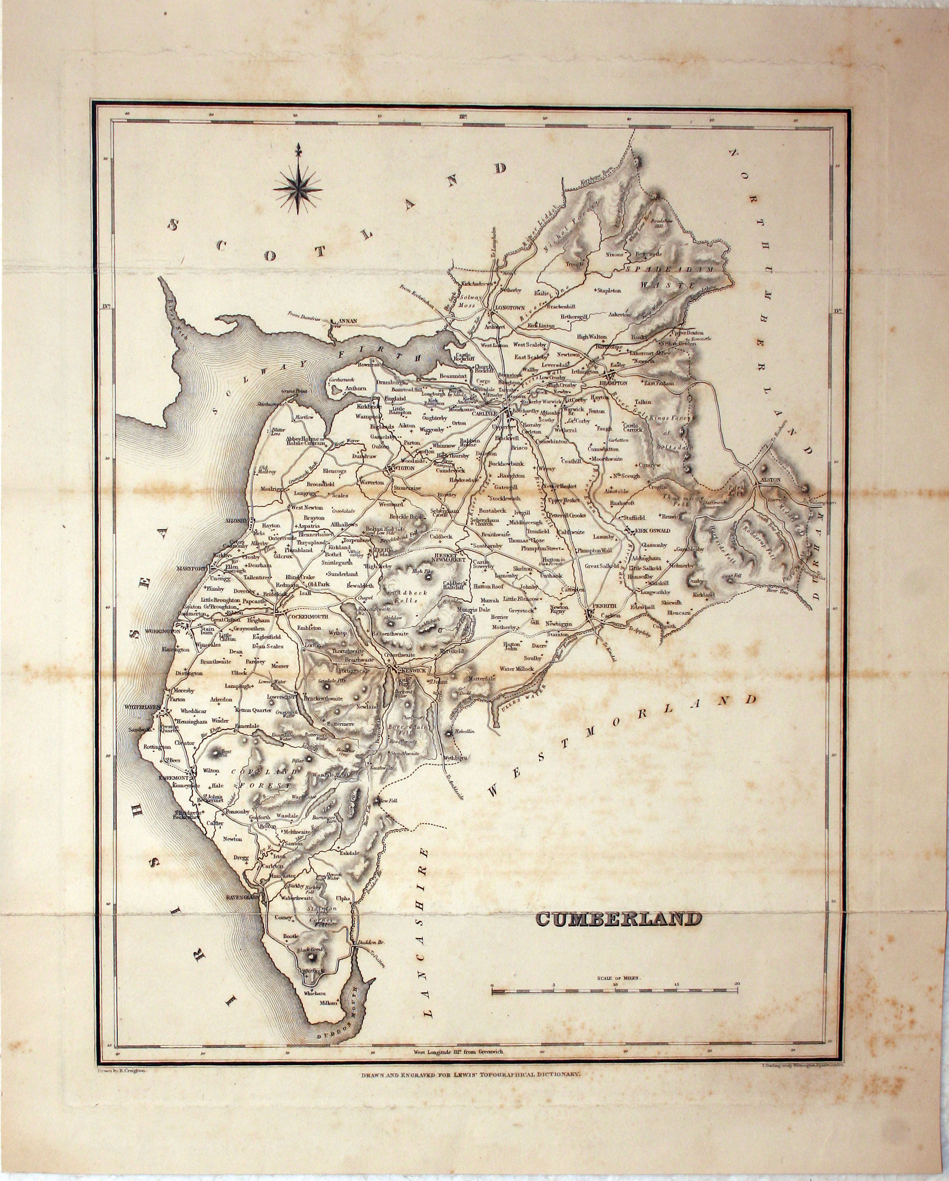 Map of Cornwall by Thomas Letts 1884  Map of Cornwall by Thomas Letts 1884