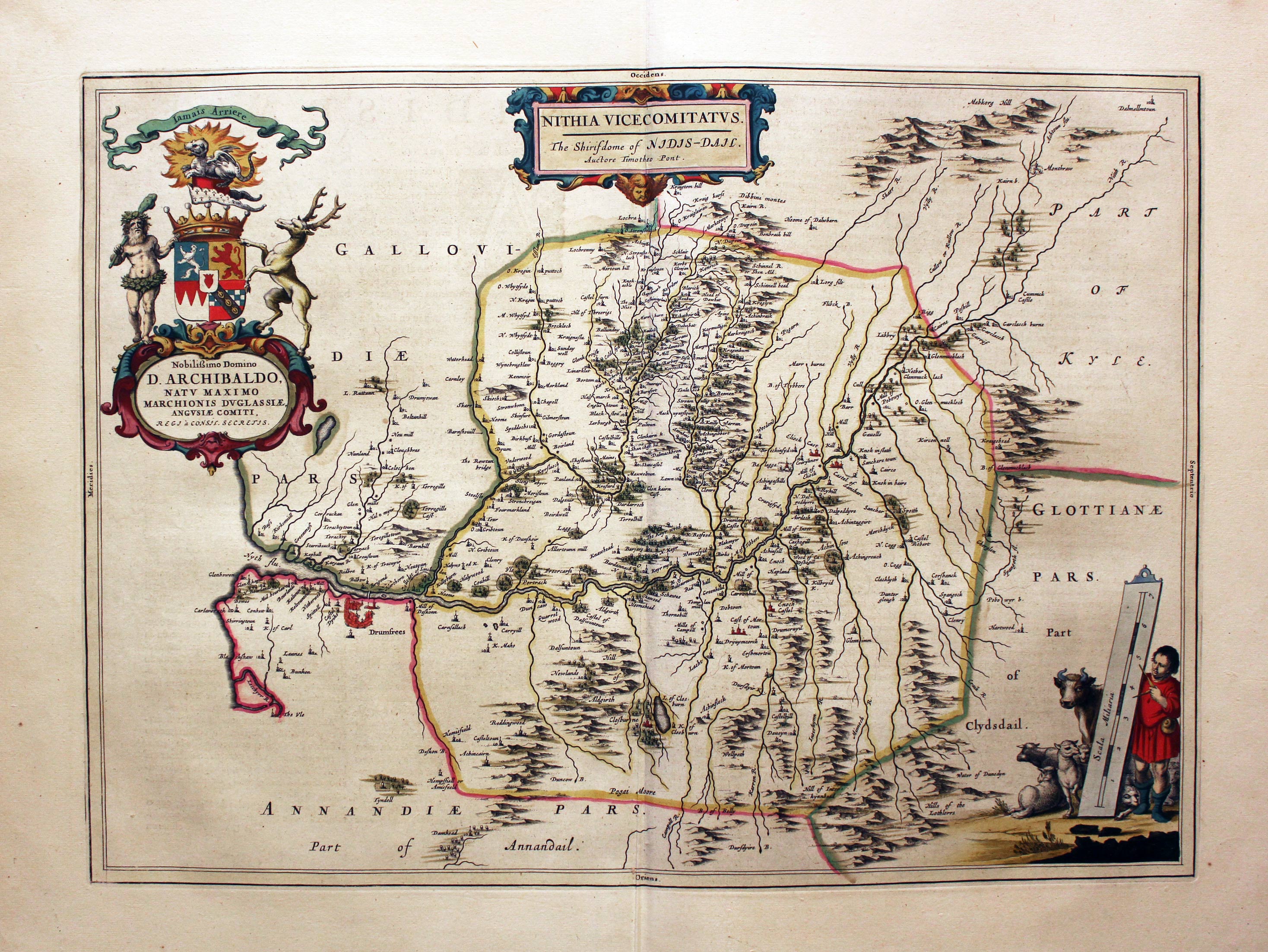 Dumfries and Kircudbright, Joan Blaeu 1659