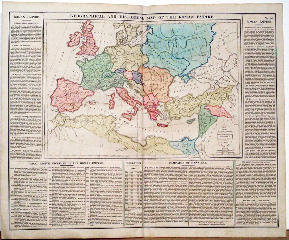 Roman Empire, C. V. Lavoisne, 1830  Roman Empire, C. V. Lavoisne, 1830