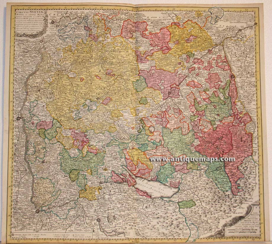 Swabia, Heirs of Johann Baptist Homann, c.1760  Swabia, Heirs of Johann Baptist Homann, c.1760