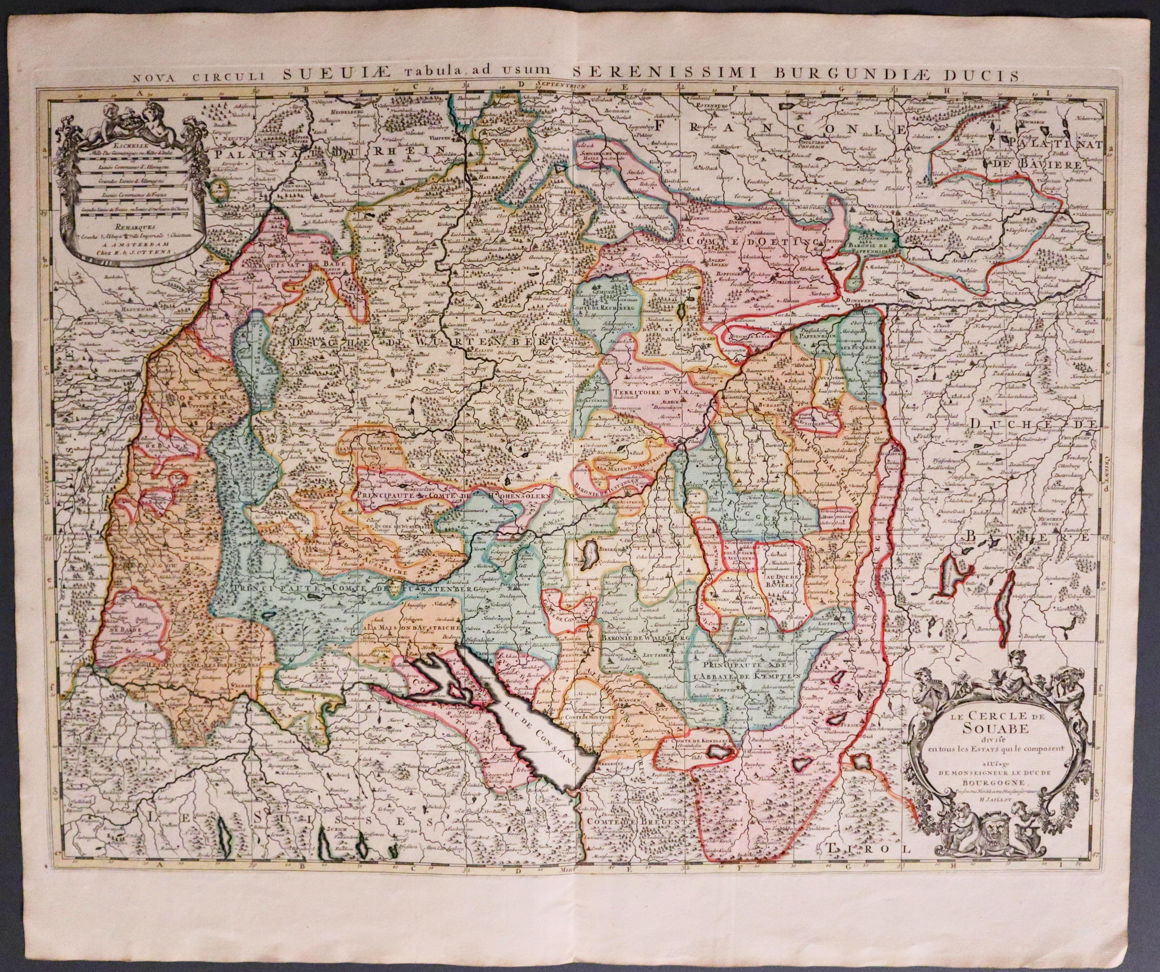 Swabia, Reiner and Josua Ottens, c.1760  Swabia, Reiner and Josua Ottens, c.1760