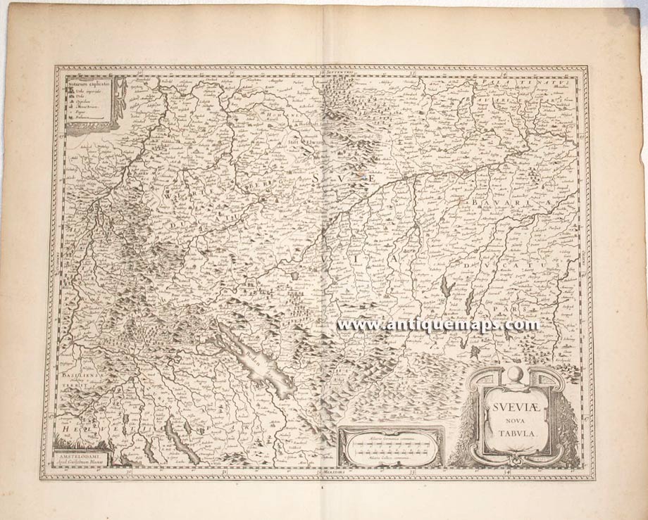 Swabia, W. J. Blaeu, c.1648  Swabia, W. J. Blaeu, c.1648