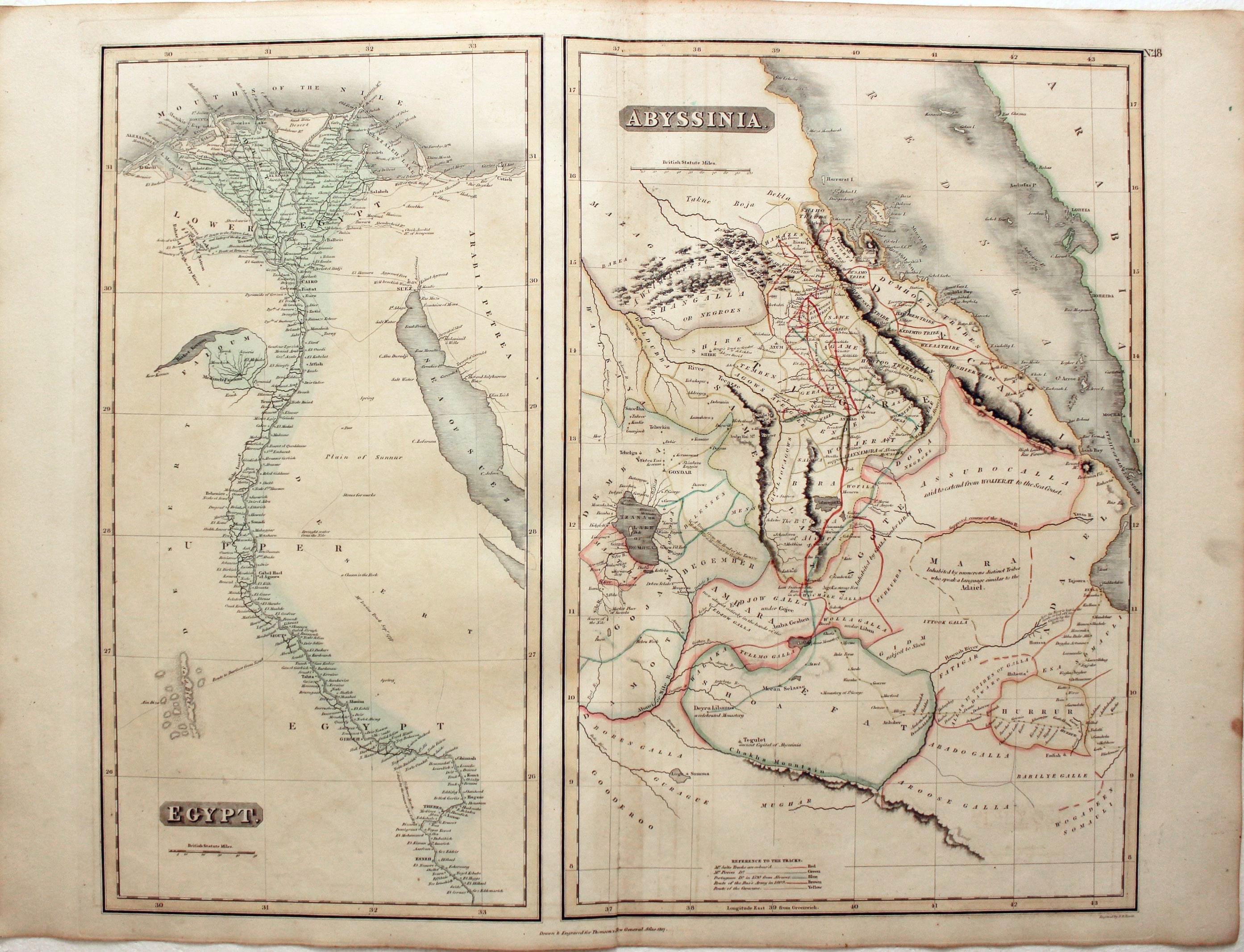 Egypt / Abyssinia, John Thomson, 1828  Egypt / Abyssinia, John Thomson, 1828