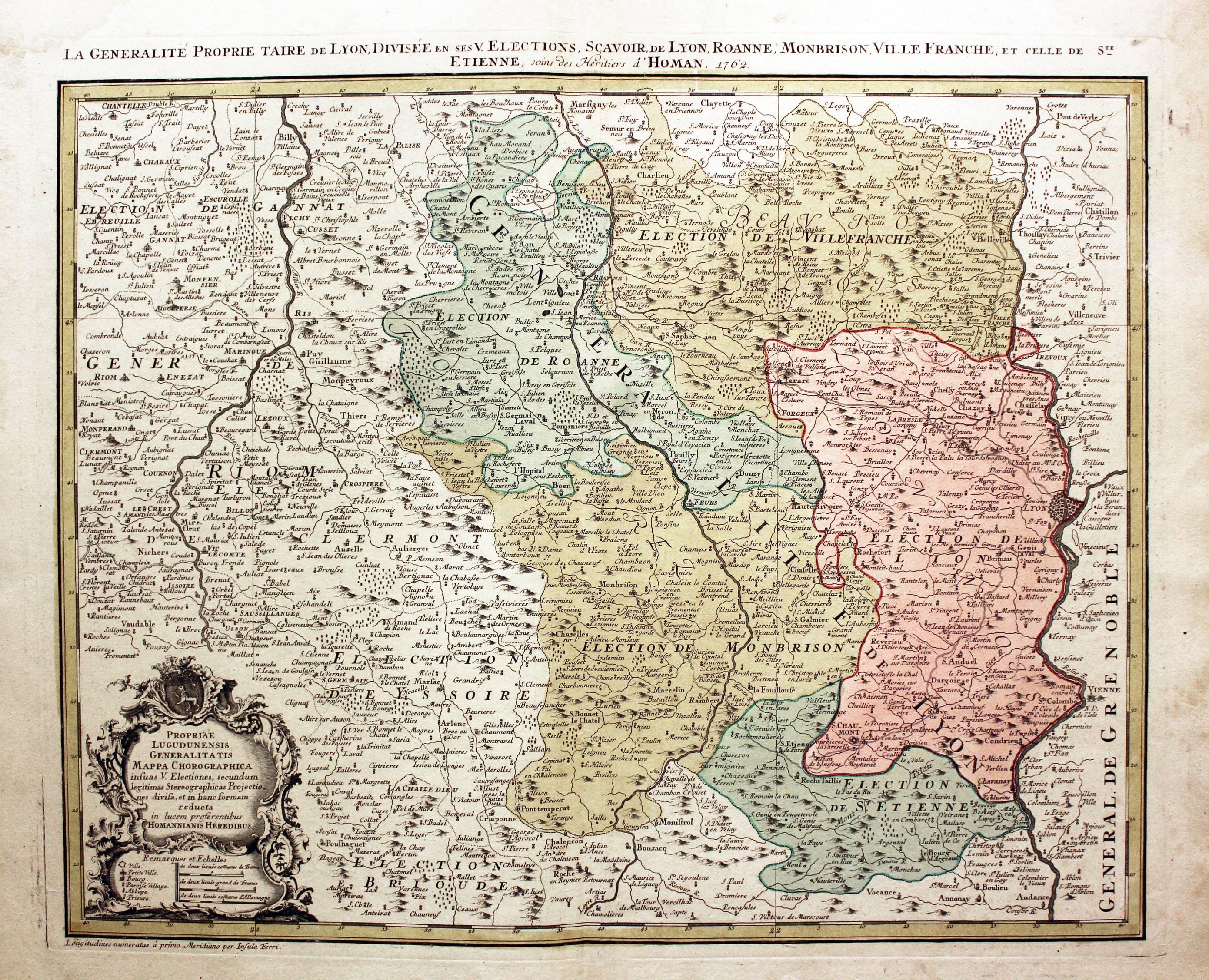 Lyonnais, Heirs of Johann Baptist Homann, c.1765
