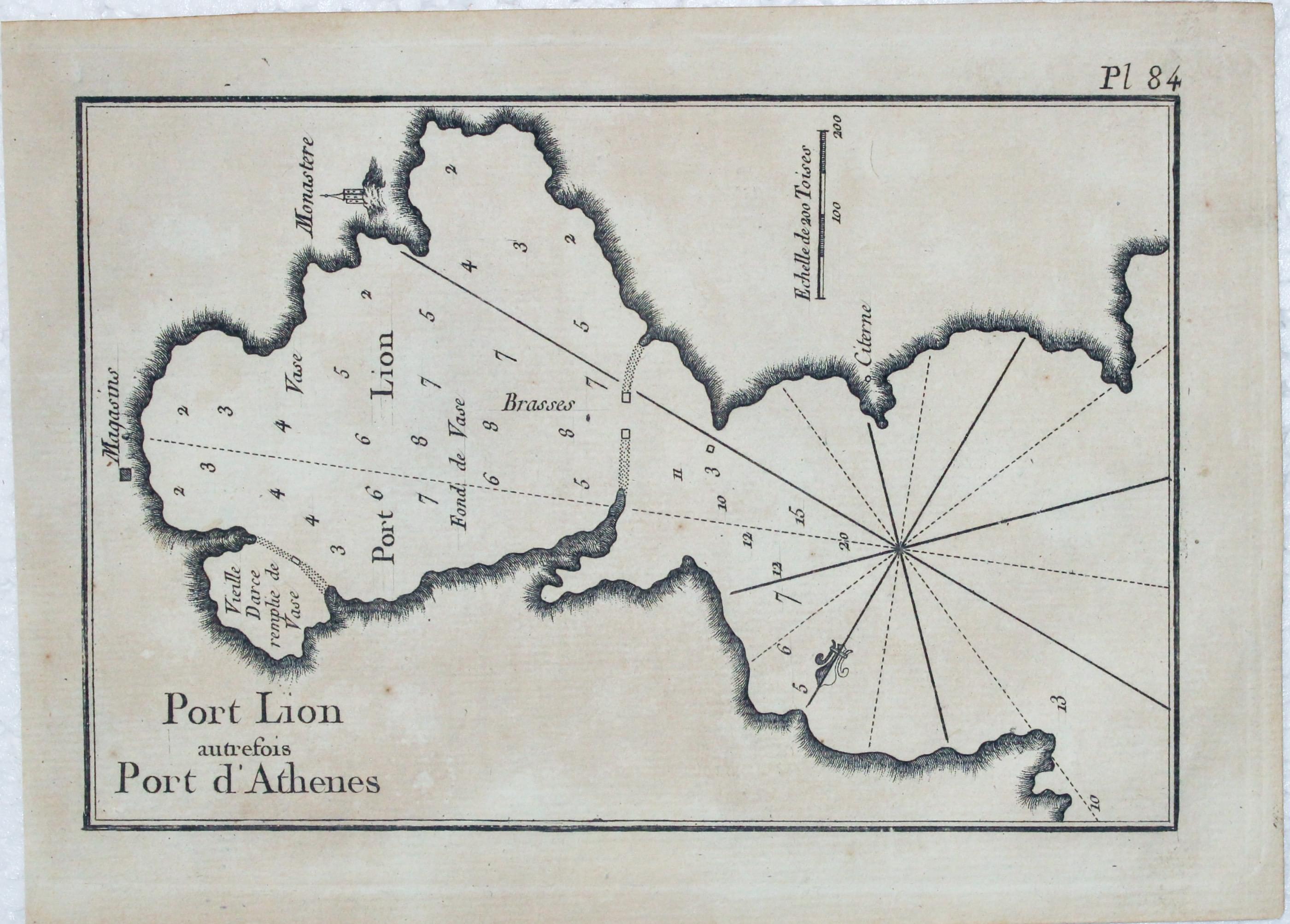 Port Oiraeus, Athens, Joseph Roux 1764  Port Oiraeus, Athens, Joseph Roux 1764