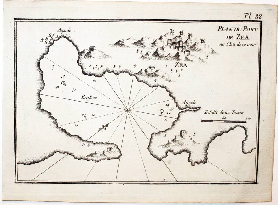 Kéa or Zea, Joseph Roux, 1764  Kéa or Zea, Joseph Roux, 1764