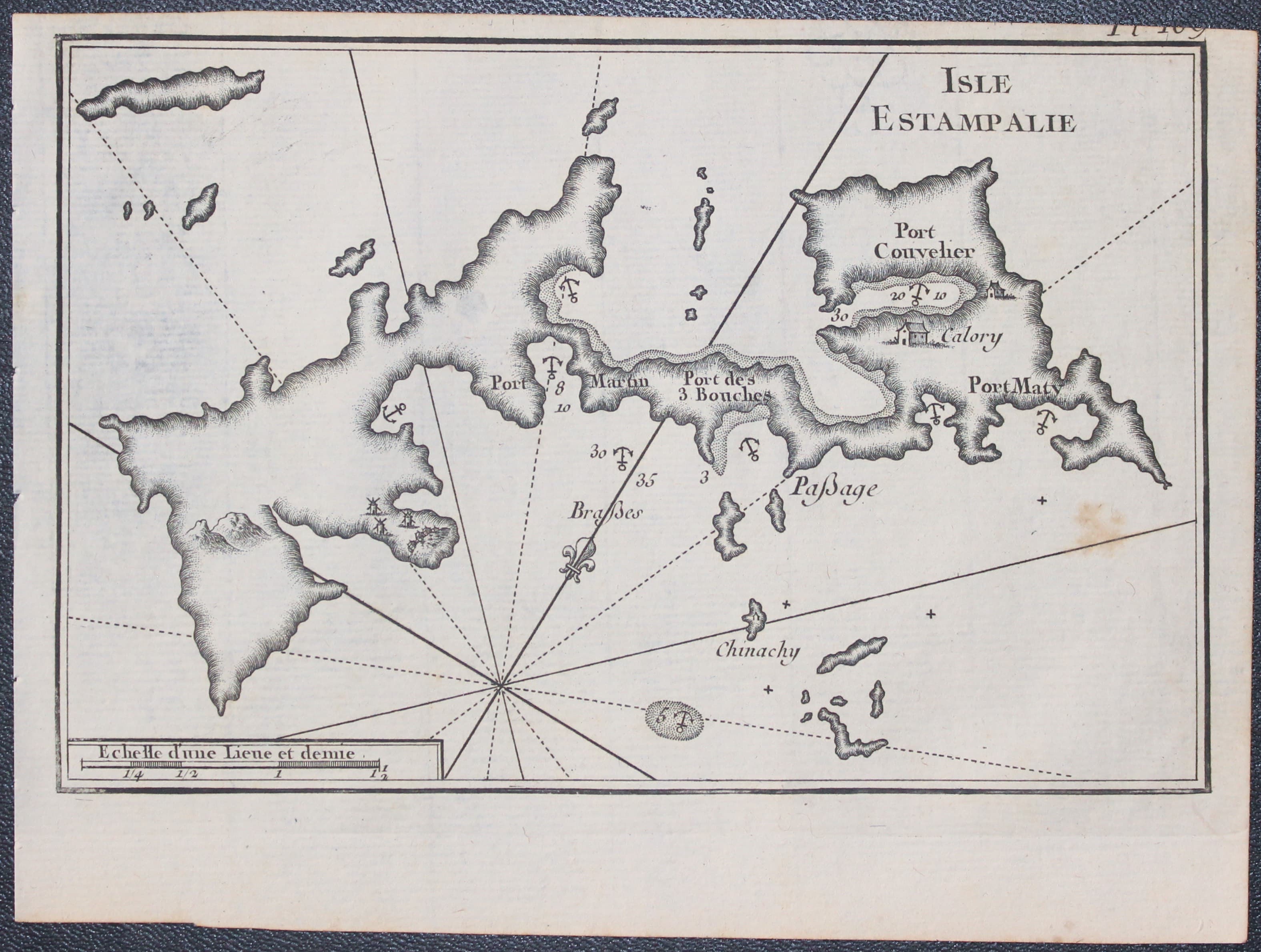 Astypalea - Greece, Joseph Roux, 1764  Astypalea - Greece, Joseph Roux, 1764