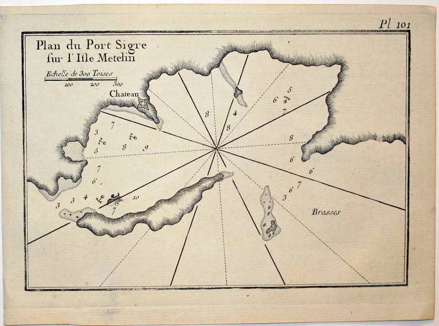 Port Sigre, Lesbos, Joseph Roux, 1764  Port Sigre, Lesbos, Joseph Roux, 1764