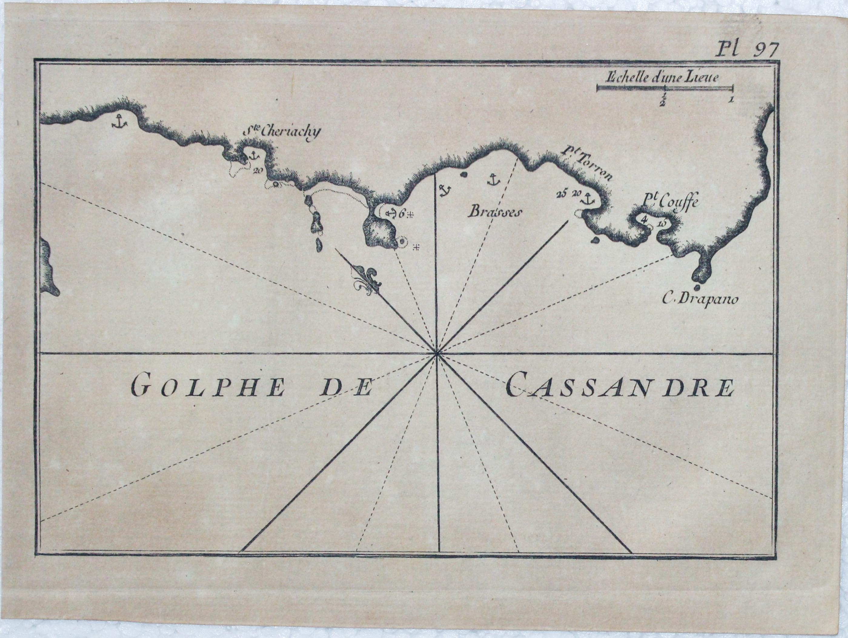 Gulf of Kassandra, Greece, Joseph Roux, 1764  Gulf of Kassandra, Greece, Joseph Roux, 1764