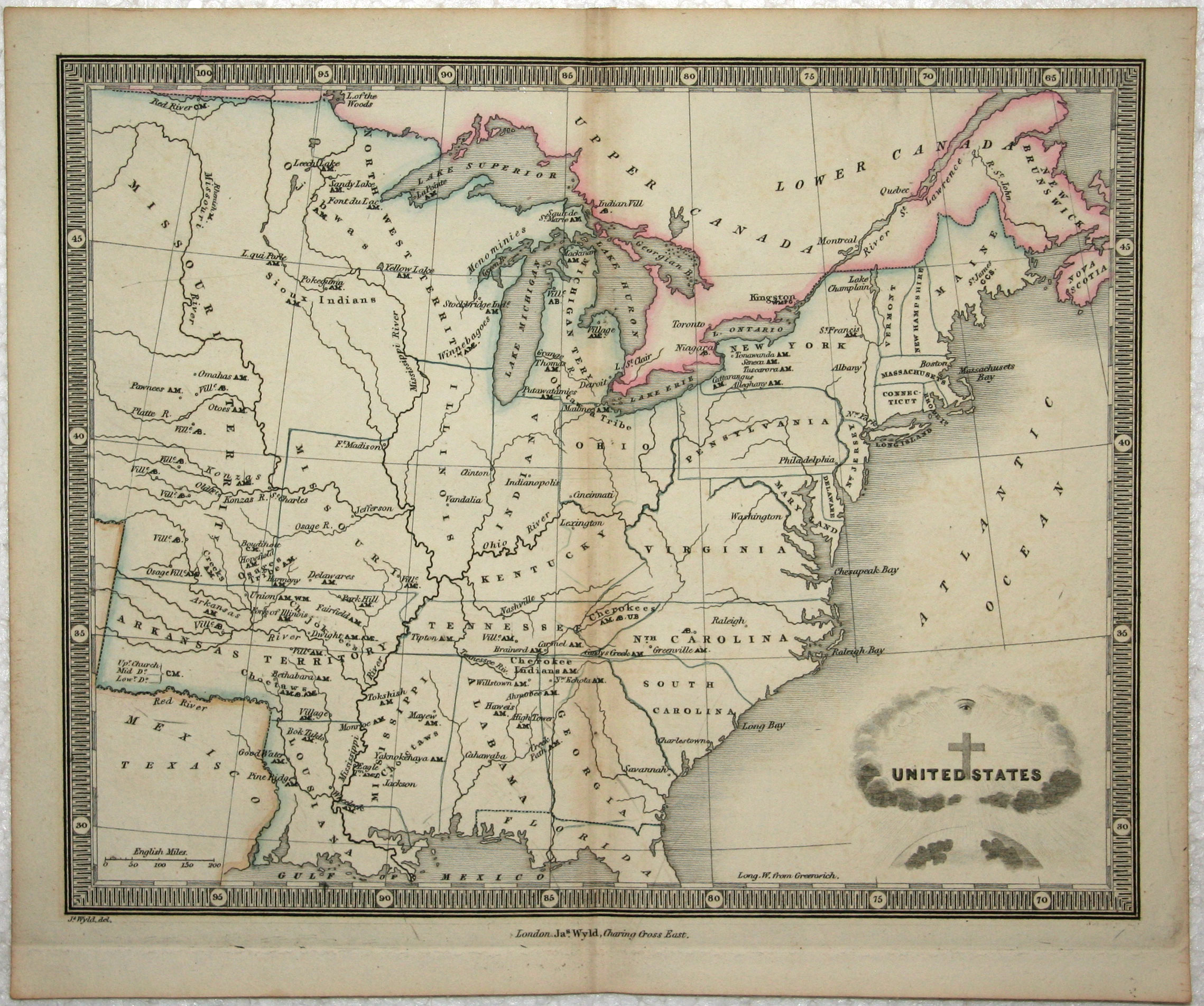 United States, James Wyld, 1839  United States, James Wyld, 1839