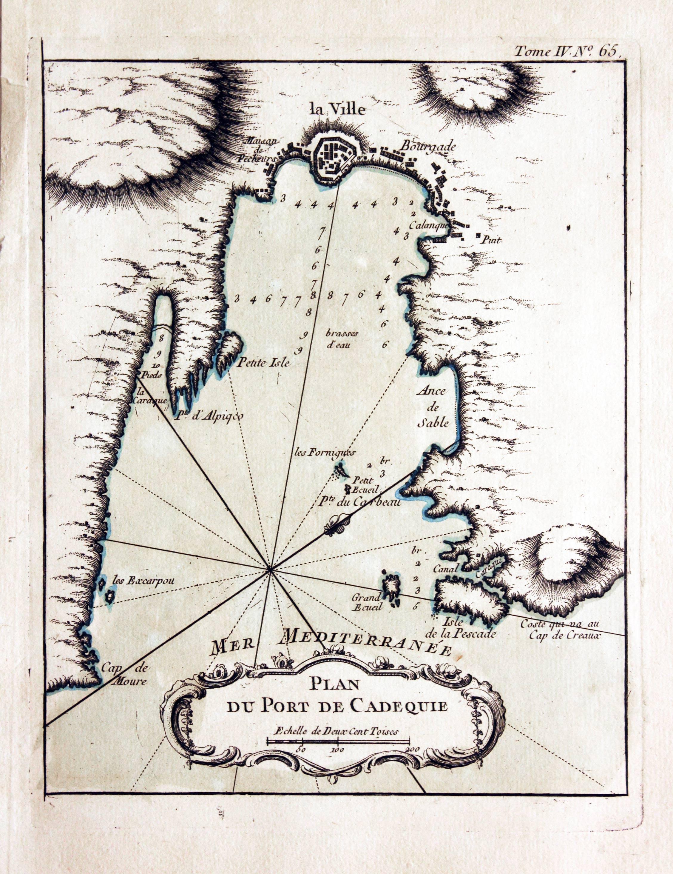 Cadeques, Jacques Nicolas Bellin, 1764  Cadeques, Jacques Nicolas Bellin, 1764