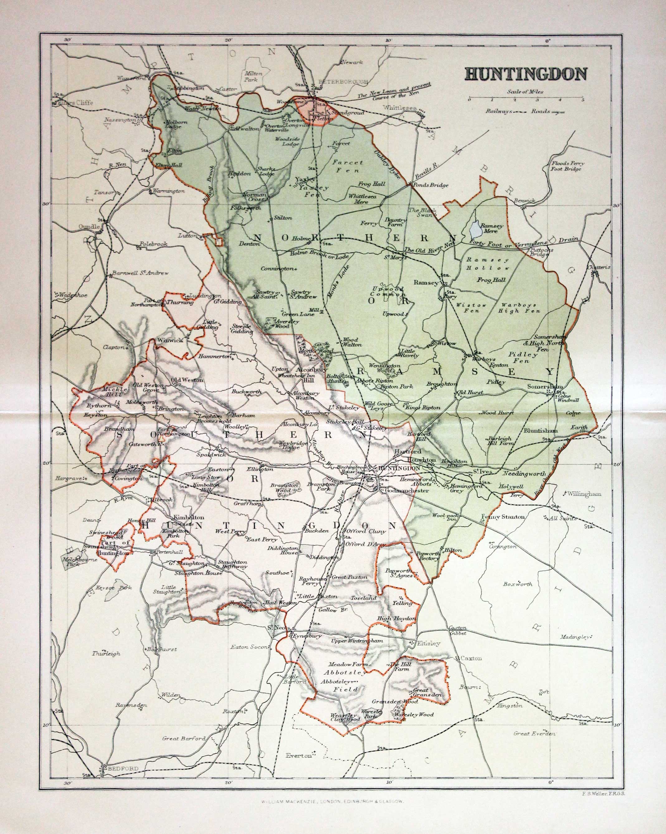 Huntingdonshire, Francis Sydney Weller, c.1898  Huntingdonshire, Francis Sydney Weller, c.1898