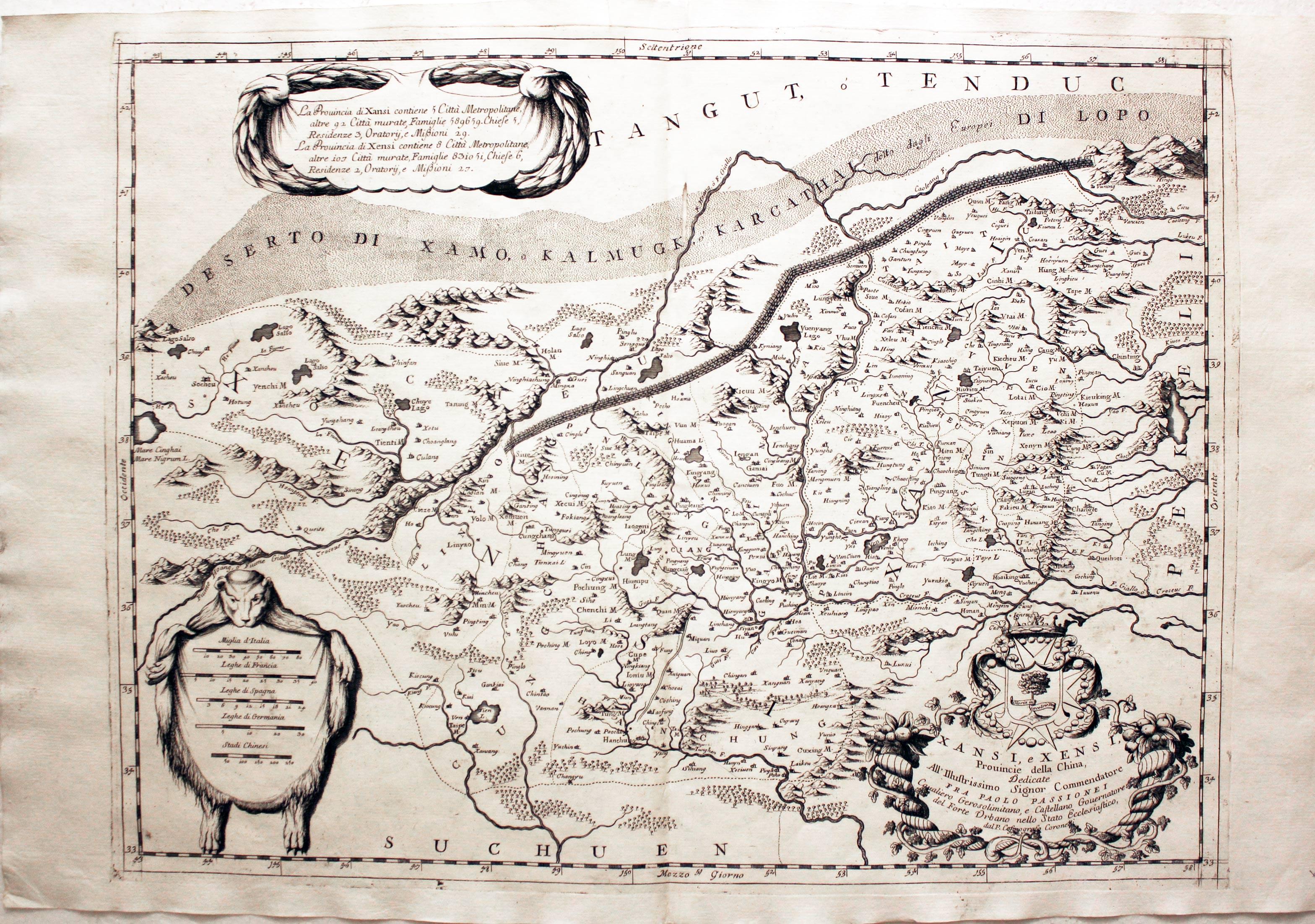 Xansi, Vincenzo Coronelli, c.1696