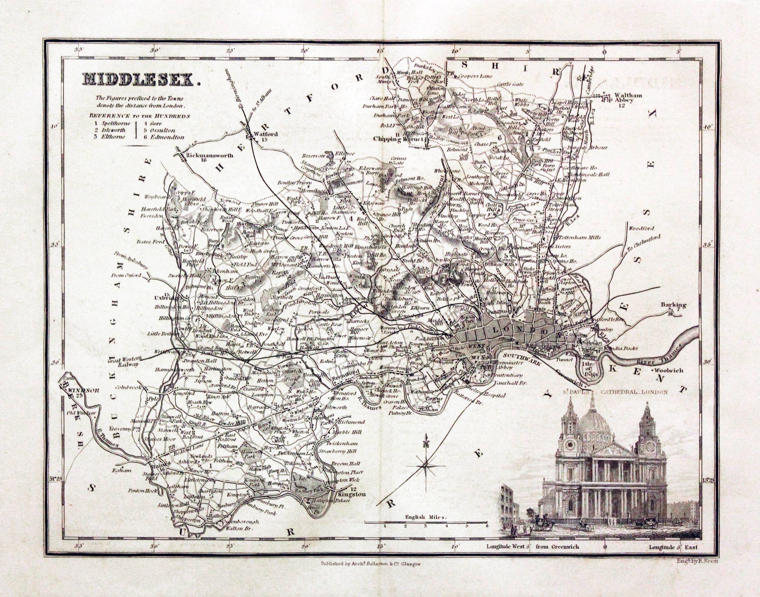 Middlesex, Archibald Fullarton, c.1843  Middlesex, Archibald Fullarton, c.1843