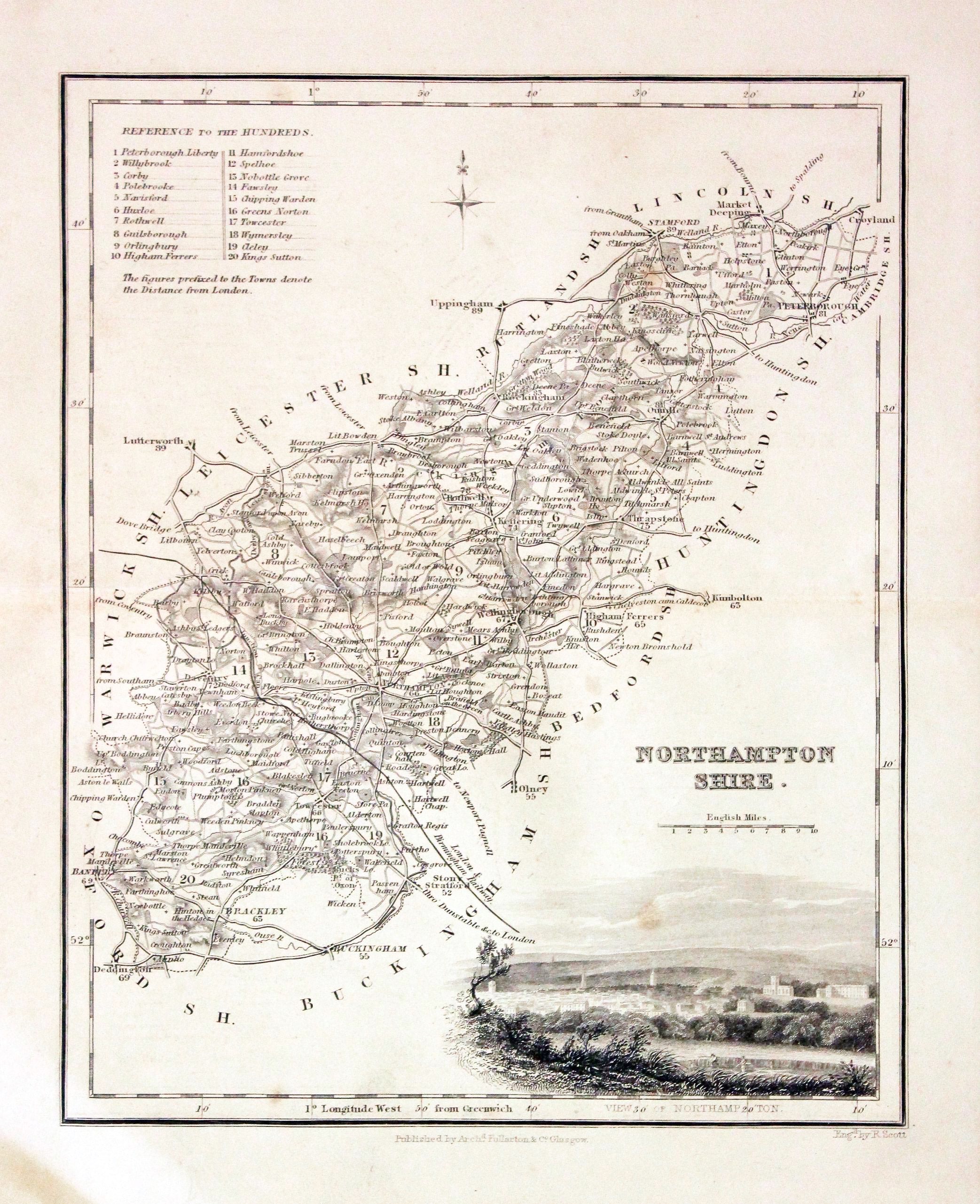 Northamptonshire, Archibald Fullarton, c.1840  Northamptonshire, Archibald Fullarton, c.1840