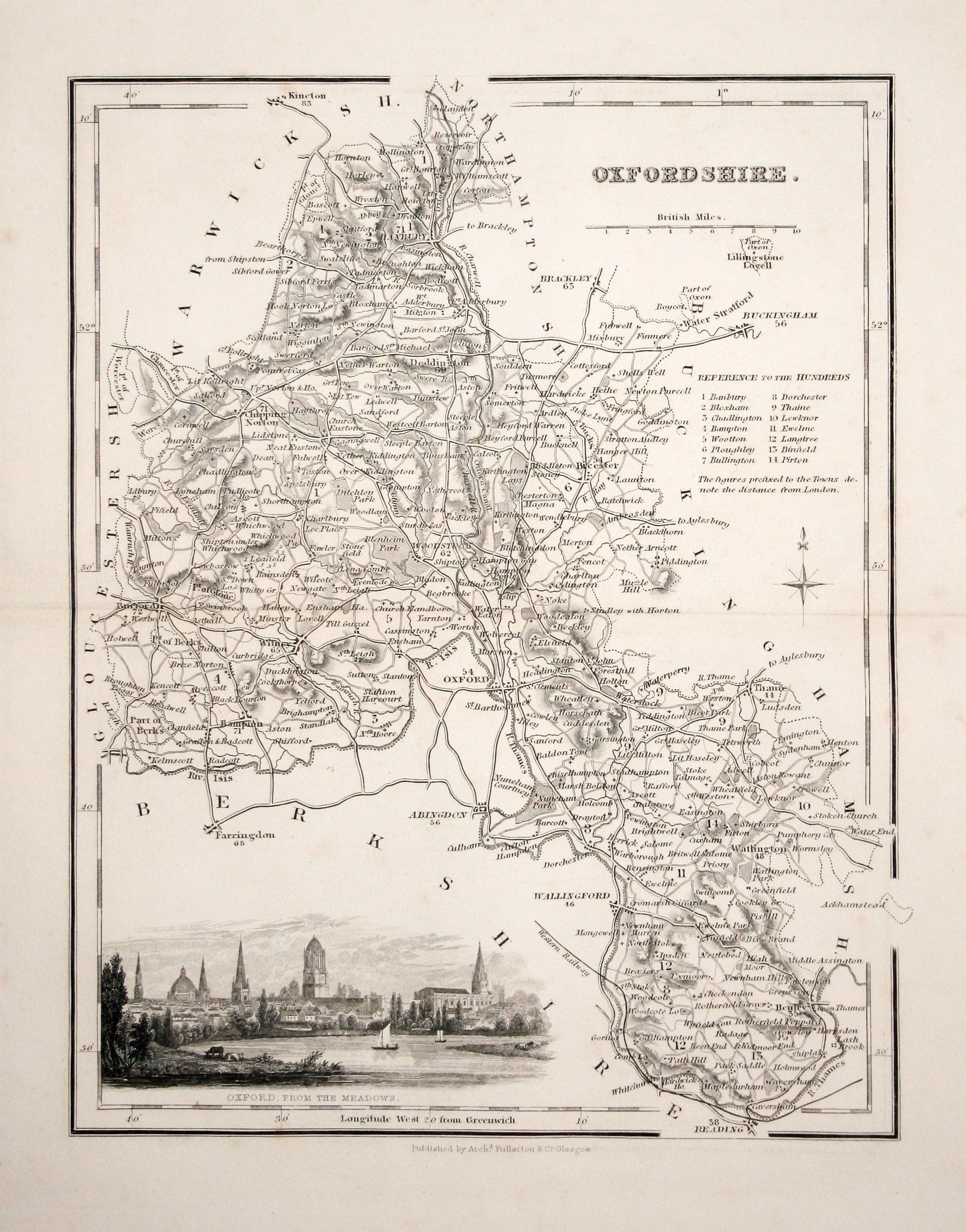 Oxfordshire, Archibald Fullarton, c.1840