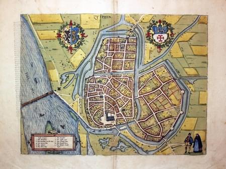 Zutphen, Georg Braun and Franz Hogenberg, 1617